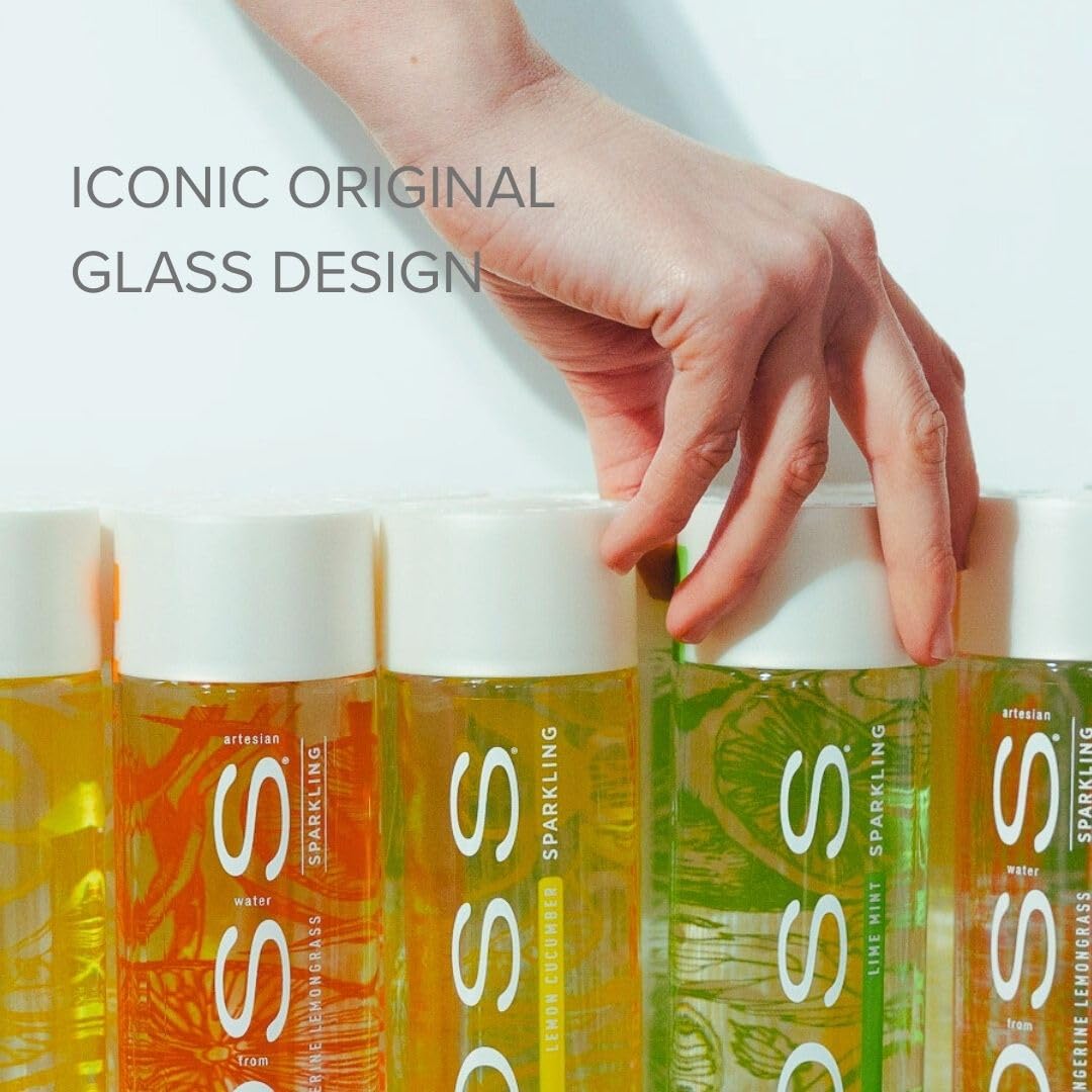 Voss Artesische Lime Mint Sparkling nach Honig Wasser (375 ml) Glas Flasche – 12 Pack