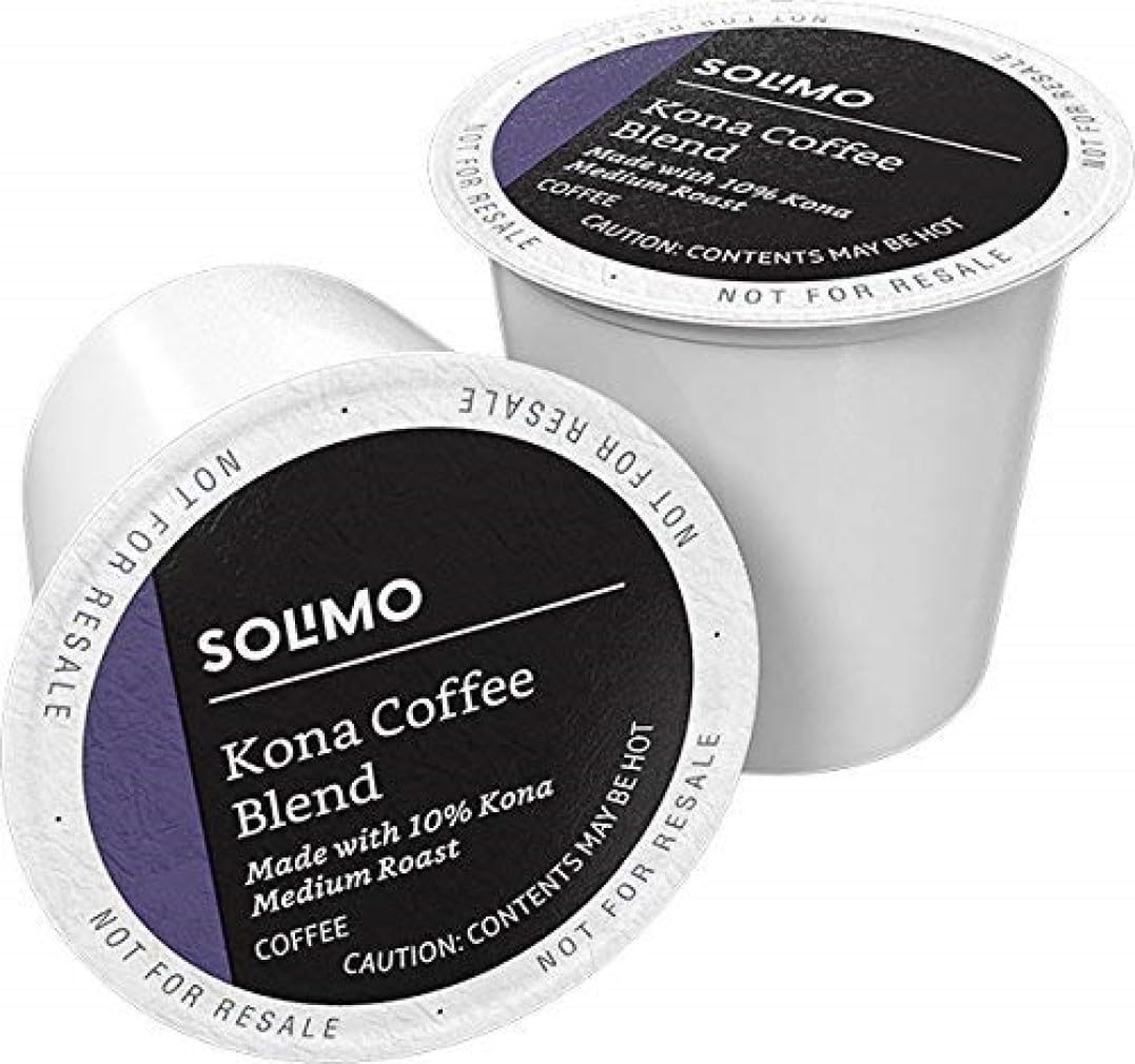 Amazon Brand - Solimo Dark Roast Coffee Pods, Compatible with Keurig 2.0 K-Cup Brewers, 100 Count (Pack of 1)