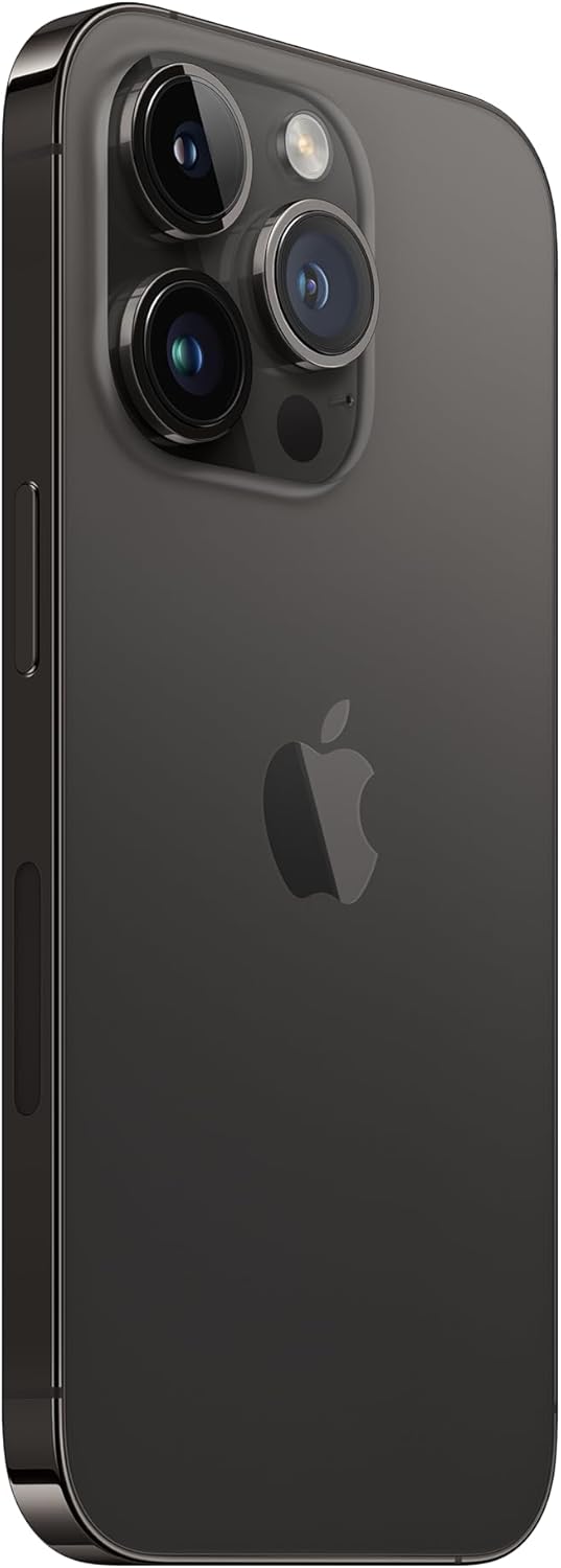 Apple iPhone 14 Pro, 128GB, Space Black - Unlocked (Renewed)