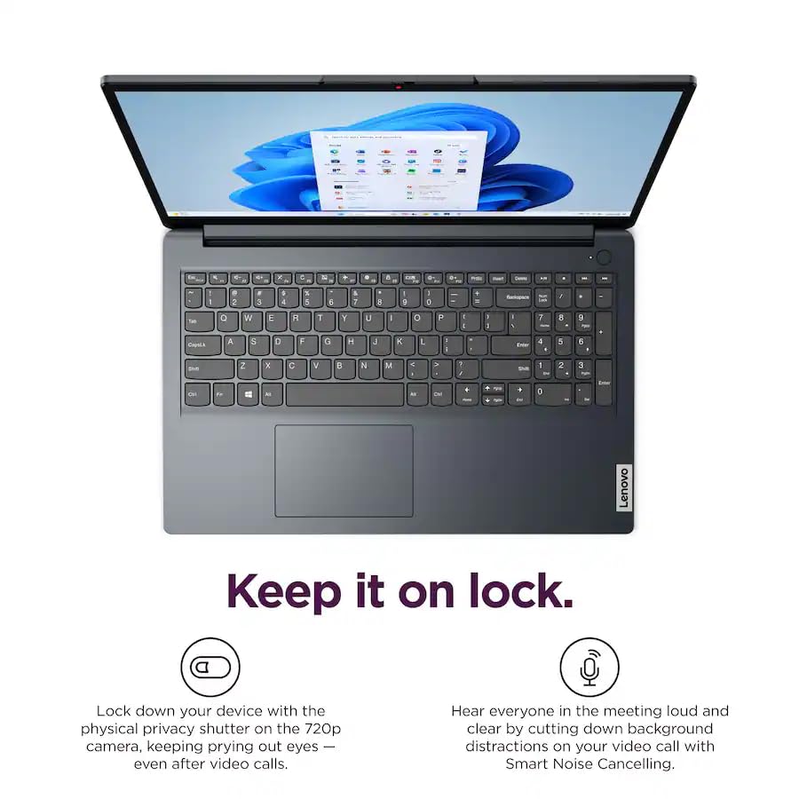 Lenovo IdeaPad 3i Chromebook, 15.6” FHD Display, Intel Celeron N4500, 8GB RAM, 64GB eMMC, 1920x1080 px, 720p Camera, Chrome OS, Abyss Blue