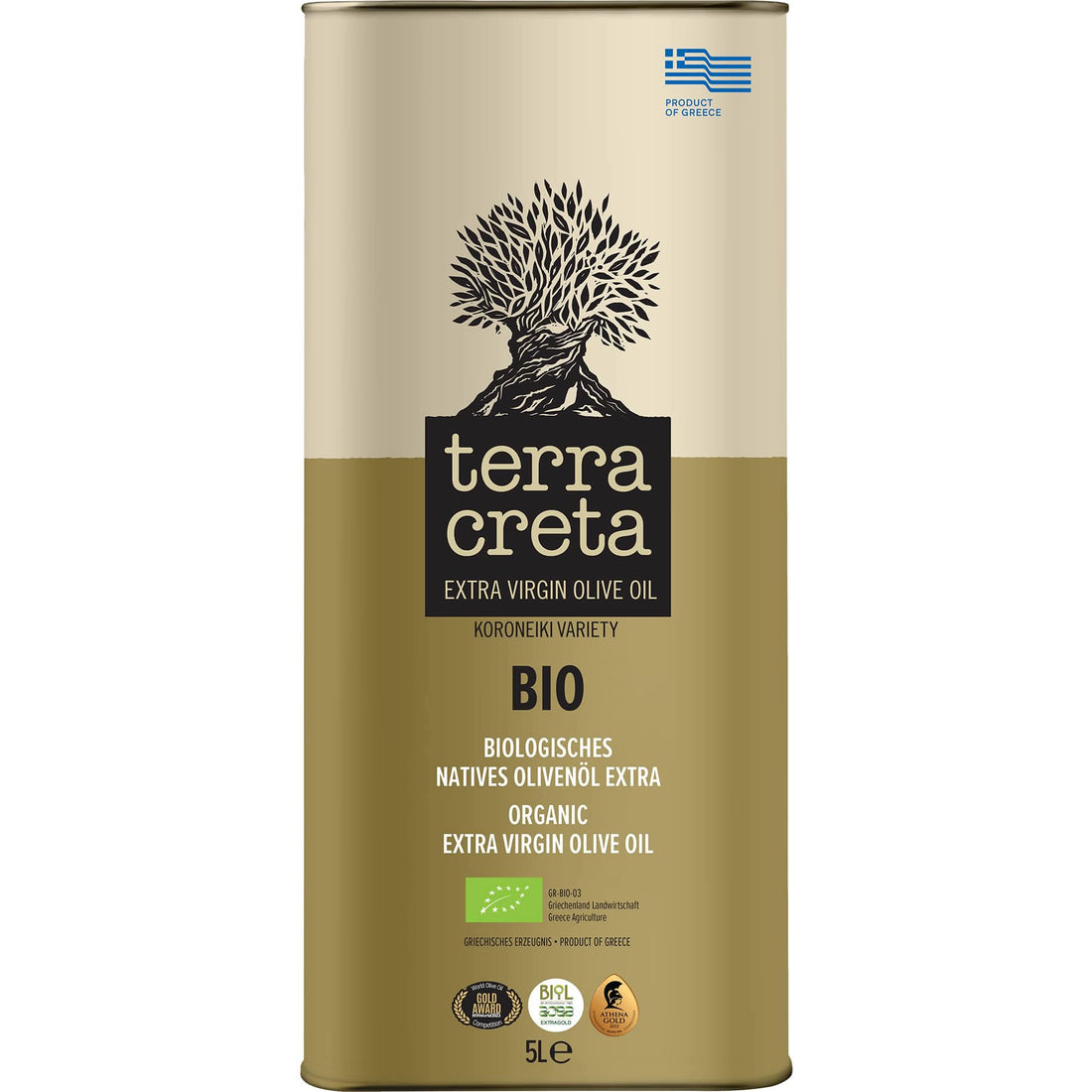 Terra Creta BIO - Extra natives Olivenöl (5 l Kanister)