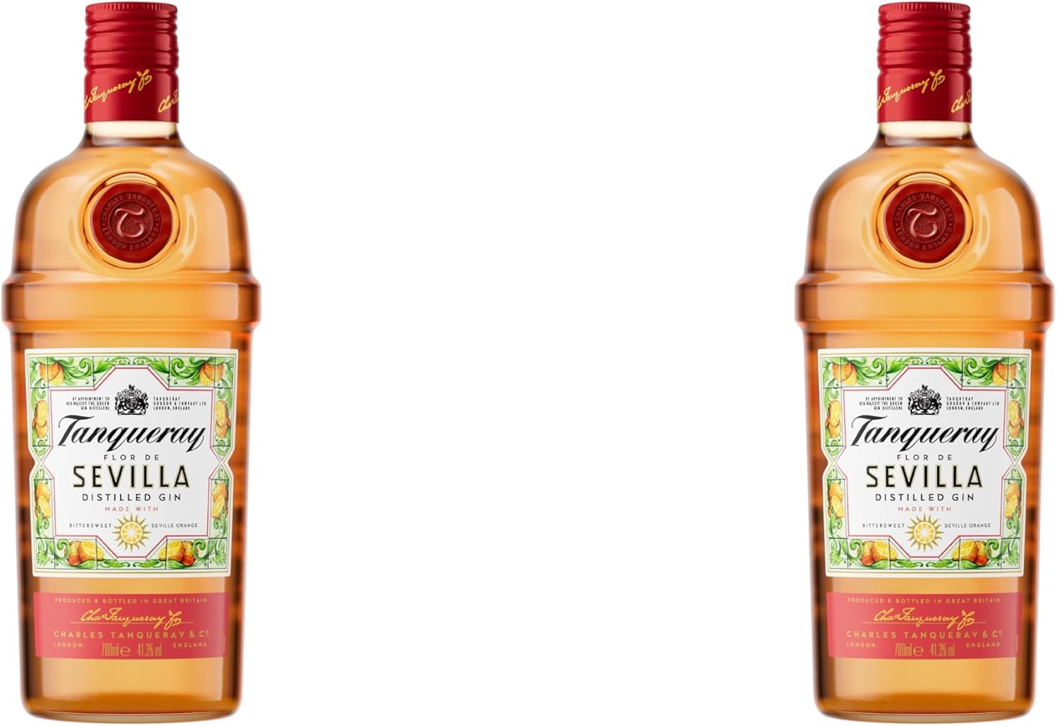 Tanqueray London Dry Gin | aromatischer Gin | 4-fach destilliert auf englischem Boden | 43,1% vol | 1000ml Einzelflasche