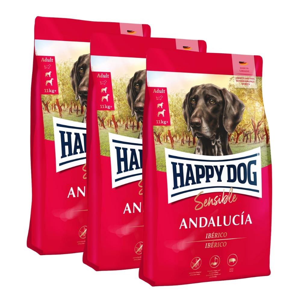 Happy Dog Sensible Neuseeland - M - Trockenfutter, Hundefutter - Geschmacksrichtung Lamm - 12,5kg