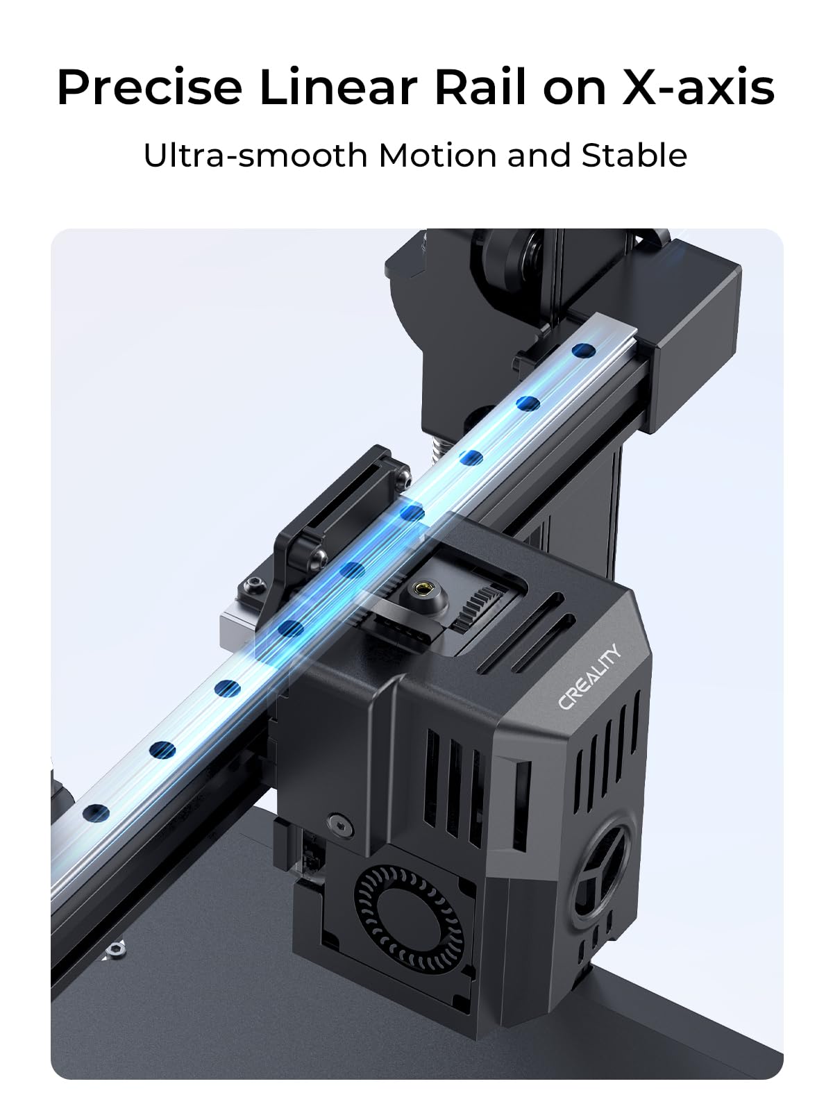 Creality Ender-3 V3 KE 3D Printer, 500 mm/s High-Speed Printing with Auto-Leveling, Sprite Direct Extruder Supports 300℃ Printing, Ultra-Smooth and Stable, 220×220×250 mm Print Volume