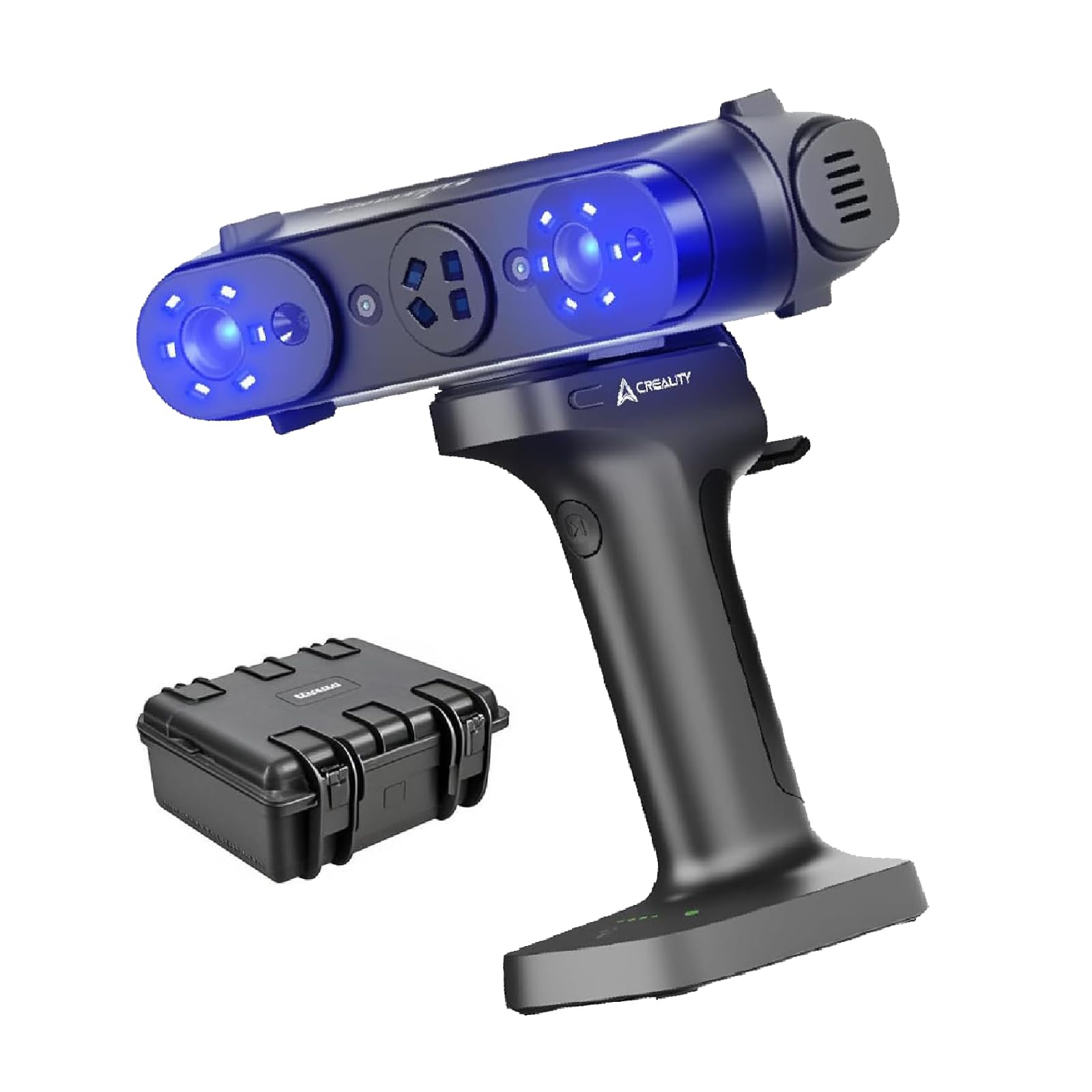 Creality 3D Scanner Sermoon S1 and Scan Bridge Wireless Scanning | 0.02mm High-Precision 34+7+1 Blue Laser & Structured Light | Up to 4.6M Measurements/s | Color Texture Mapping | Indoor & Outdoor Use
