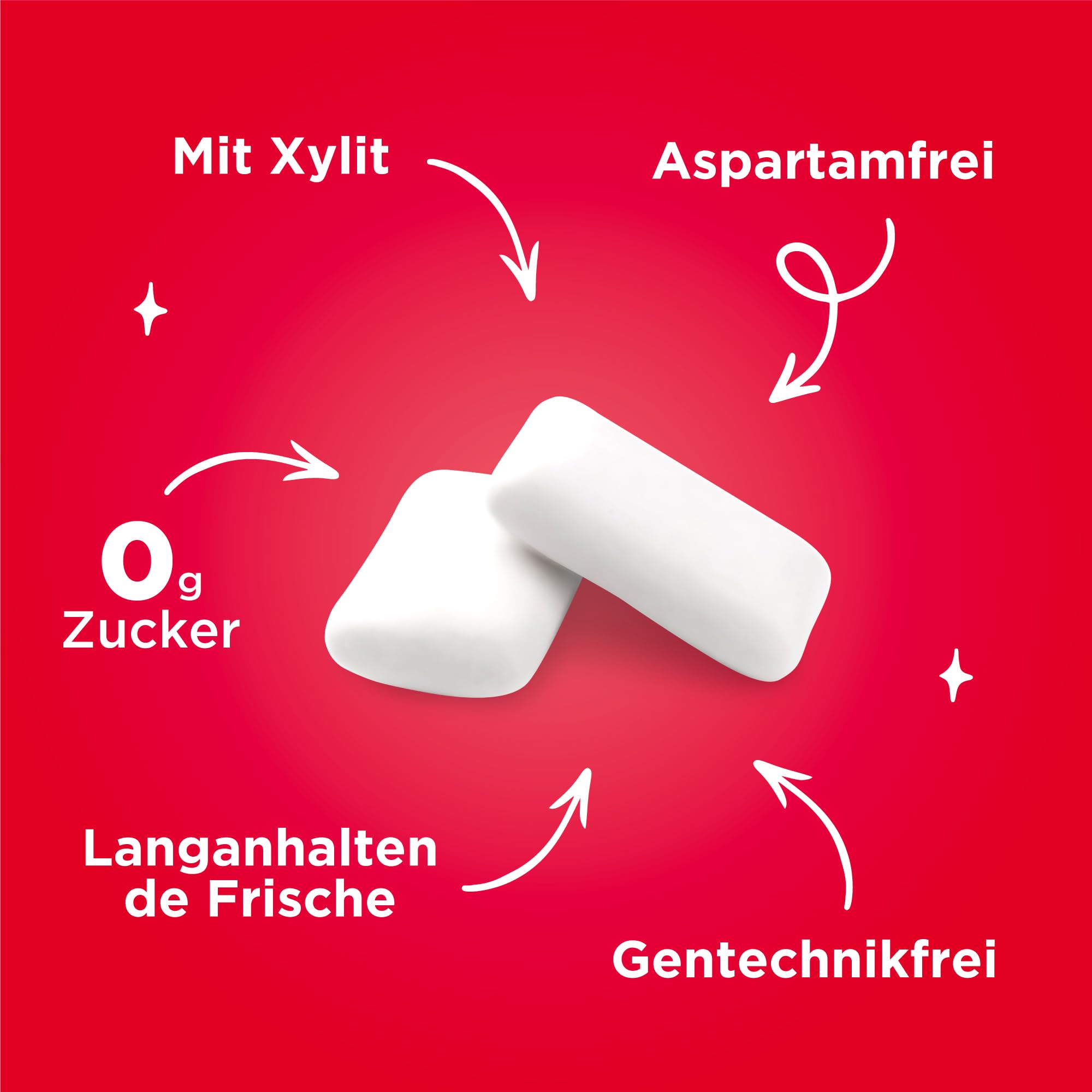 PUR Gum | Zuckerfreier Kaugummi | Mit Xylit | Vegan, Aspartamfrei & Glutenfrei | Natürlicher Kaugummi Mit Spearmint-Geschmack, 55 Stück (3er Pack)