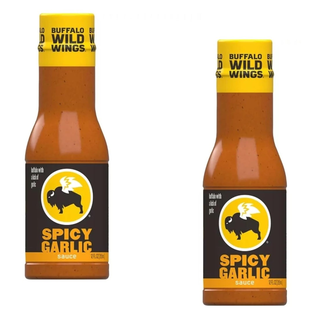 Buffalo Wild Spicy Garlic Sauce - Pack of 2 - Perfect on Anything - Elevate Your Sauce Game - Delicious Classic Flavors that People Love