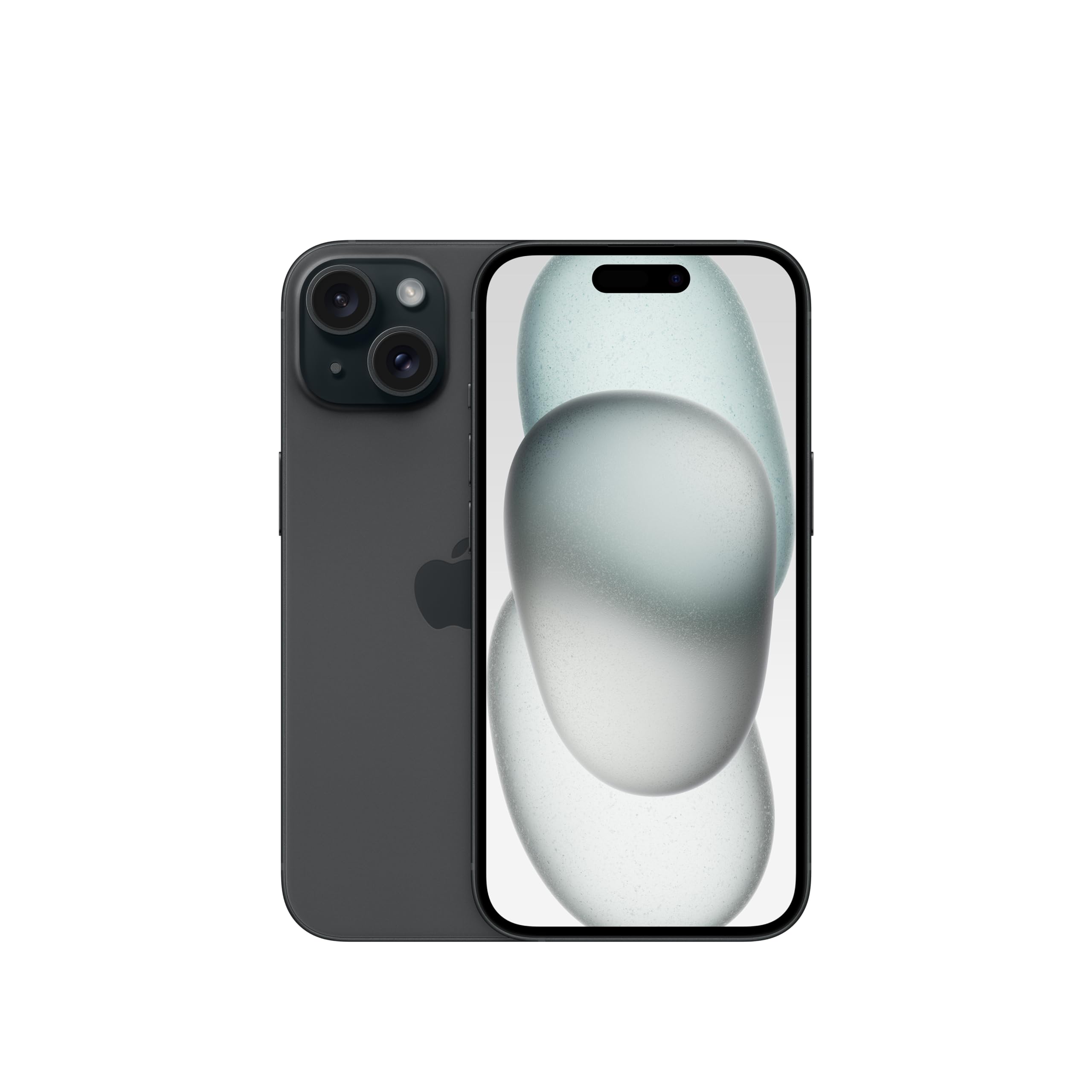 Apple iPhone 15, 128GB, Black - Unlocked (Renewed)