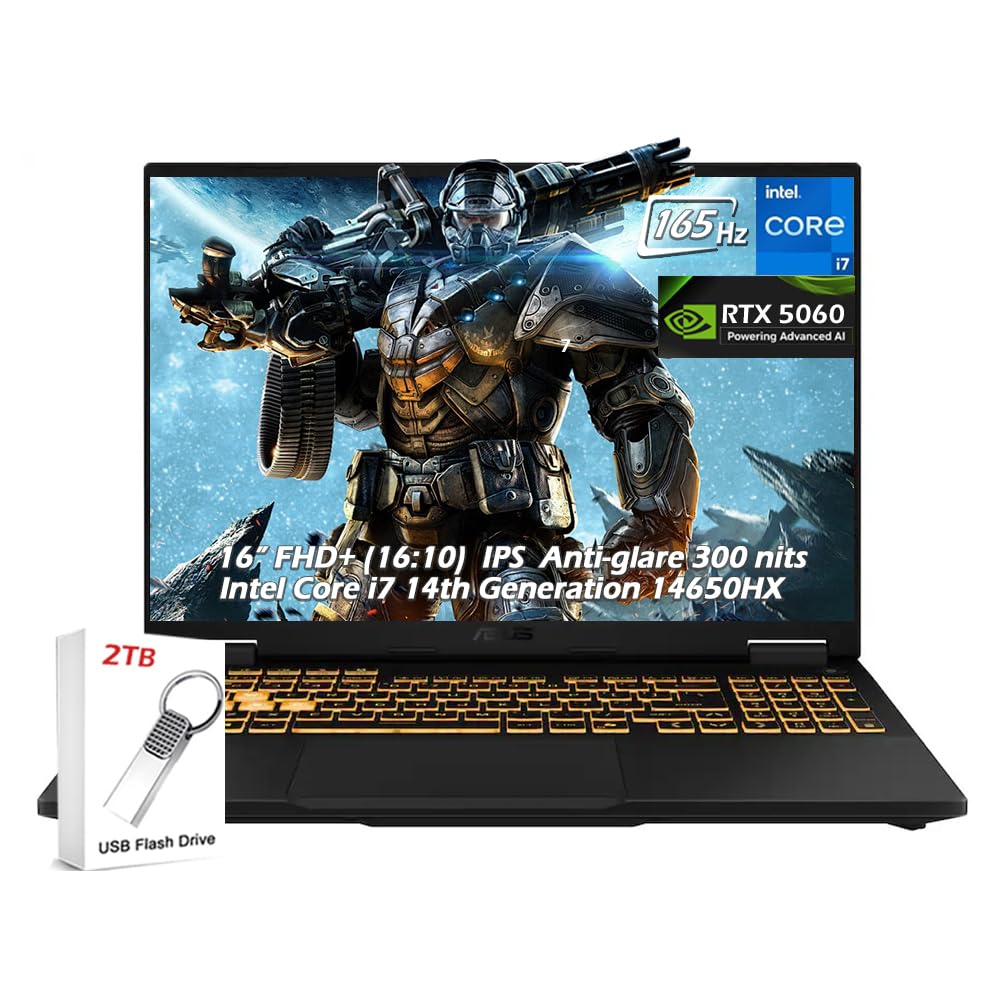 ASUS ROG Strix G16 (2025) Gaming Laptop, 16” FHD+ 16:10 165Hz/3ms Display, NVIDIA® GeForce RTX™ 5060 Laptop GPU, Intel® Core™ i7 Processor 14650HX, 16GB DDR5, 1TB Gen 4 SSD, Wi-Fi 7, Windows 11 Home