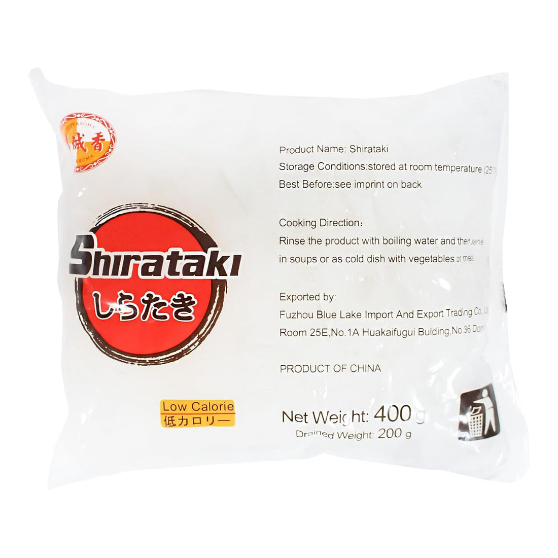 City Aroma - Shirataki breit - Konjak Tagliatelle - 20er Pack (20 x 400g/ATG 200g) - 1 Karton