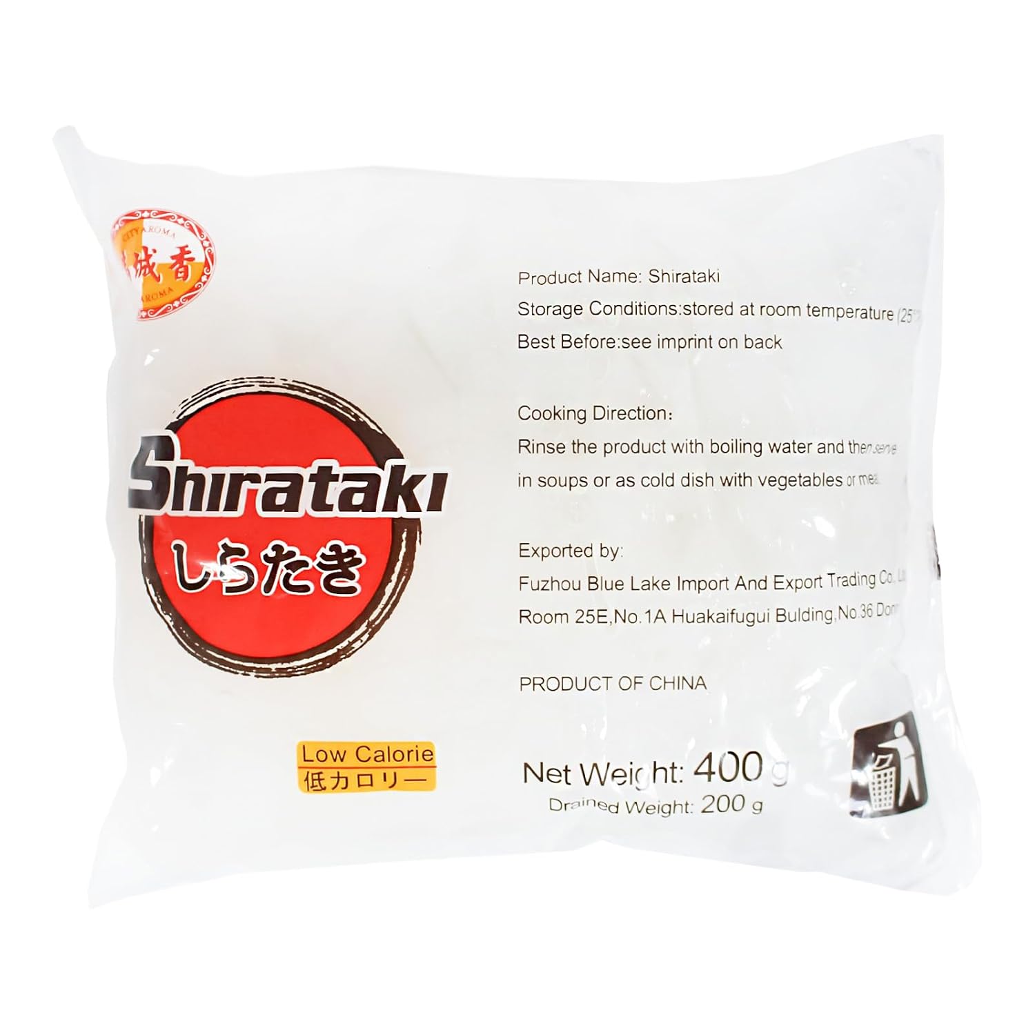 City Aroma - Shirataki breit - Konjak Tagliatelle - 20er Pack (20 x 400g/ATG 200g) - 1 Karton