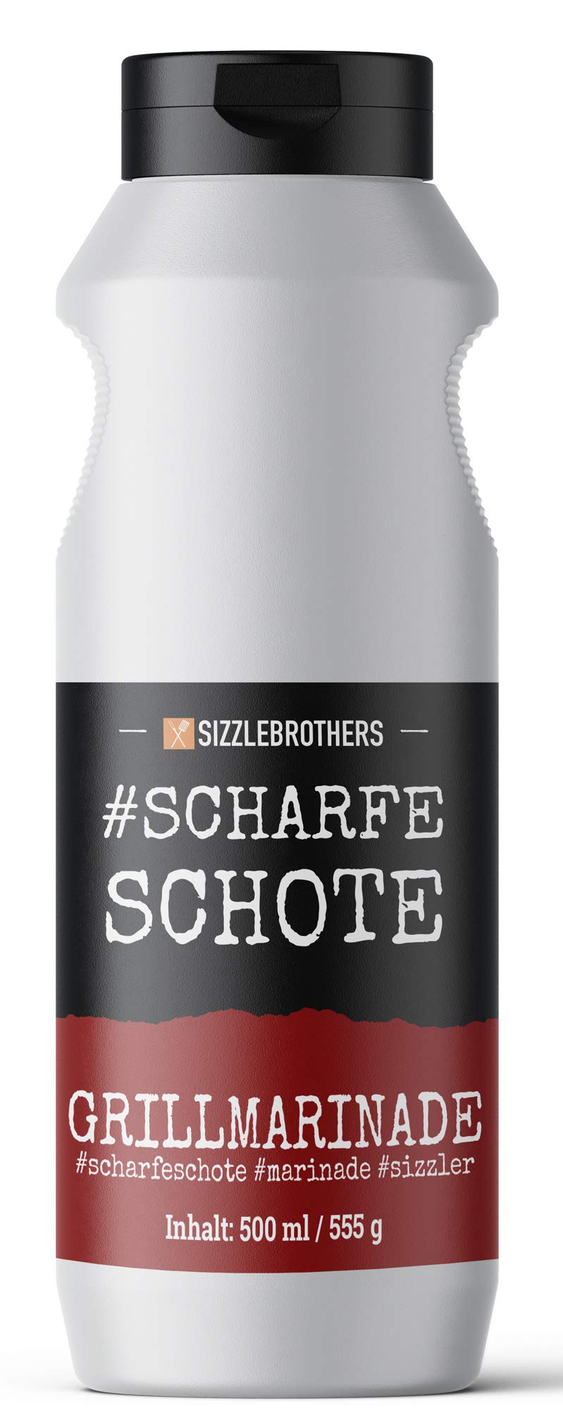 Grillmarinade der SizzleBrothers | 500ml #PremiumTrüffel | Flüssige Marinade für saftigeres & zarteres Fleisch im Vergleich zum BBQ Rub | Für Grillfleisch wie Steaks, Hähnchen, Pulled Pork & co.
