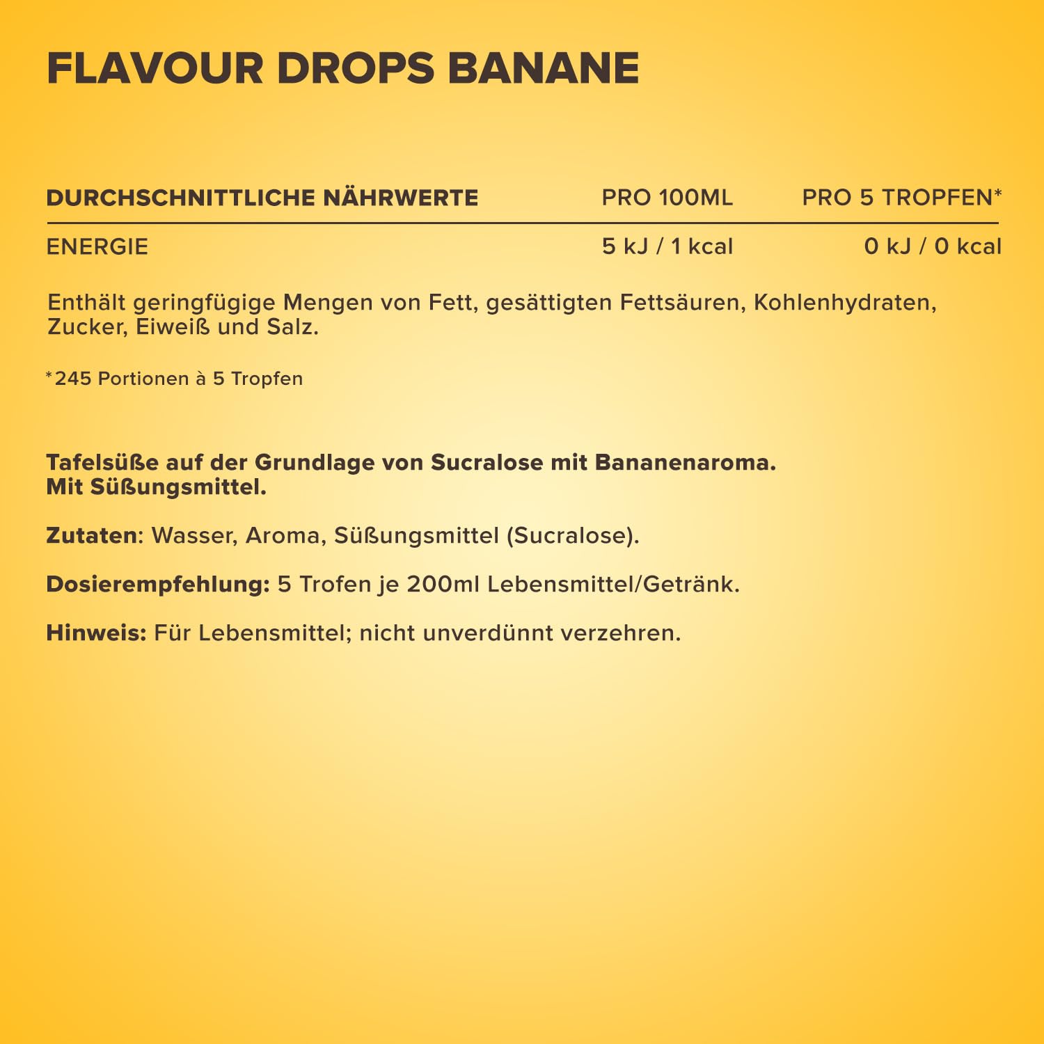 IronMaxx Flavour Drops - Vanilla 50ml | kalorienfrei & zuckerfrei | vegane Aromatropfen zum süßen von Lebensmitteln | praktischer Tropfer-Verschluss