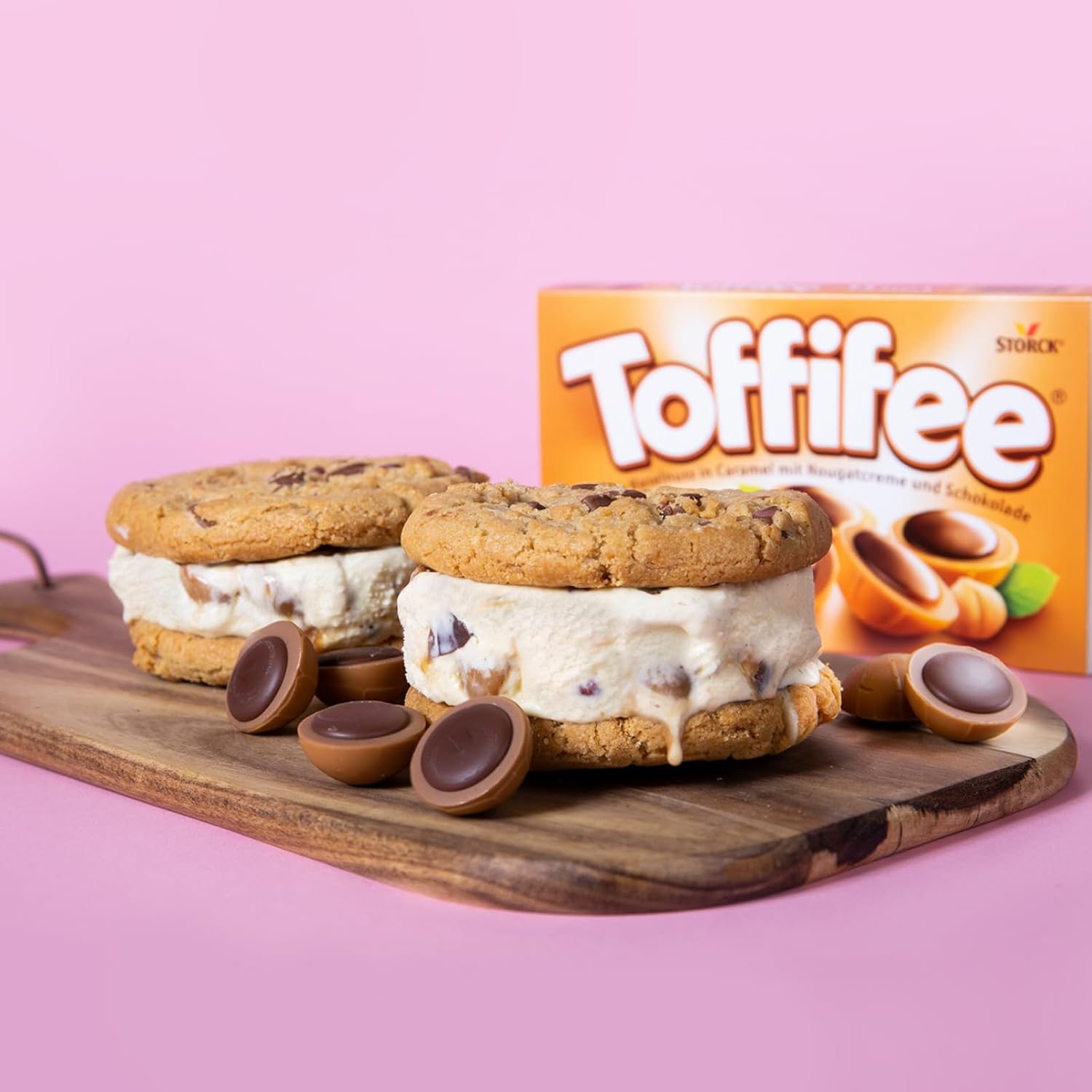 Toffifee – 1 x 125 g – Haselnuss in Karamell mit Nougatcreme und Schokolade – ideal zum gemeinsamen Naschen und Teilen