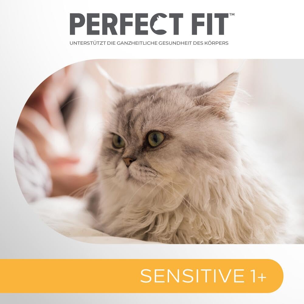 PERFECT FIT Adult Trockenfutter für erwachsene, sensitive Katzen ab 1 Jahr - Truthahn, 7 kg (1 Beutel)