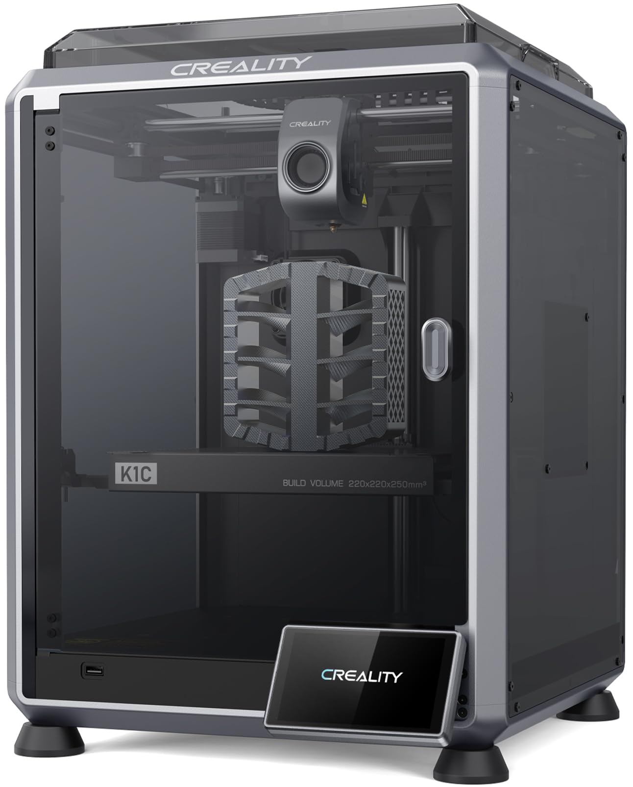Creality K2 Pro Combo (A) 3D Printer, Multicolor Color Printing with CFS, 600mm/s High-Speed, Dual AI Camera, Active Chamber Heating, Auto Leveling, Large Build Volume 300×300×300mm