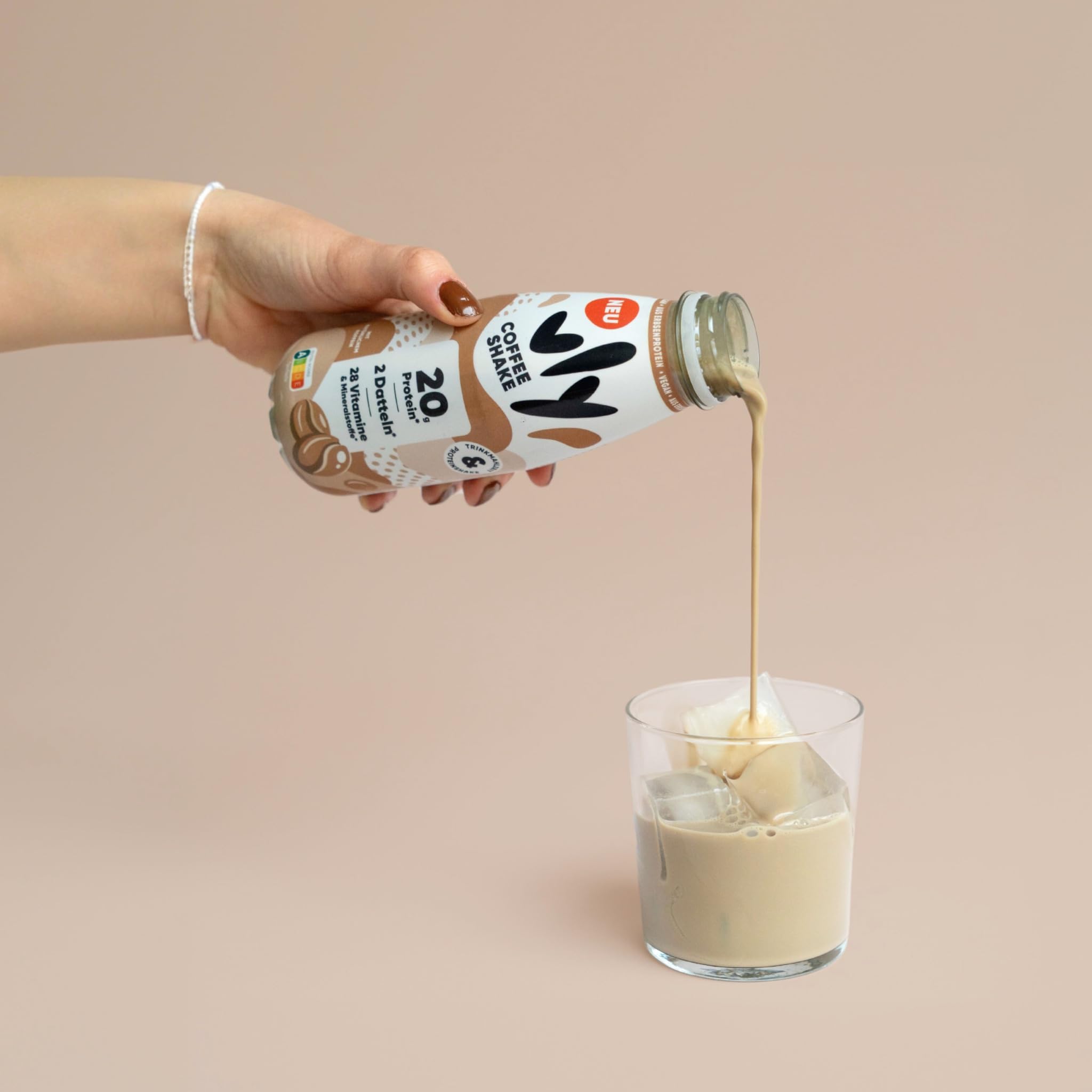 vly BARISTA - Die vegane Milchalternative aus Erbsenprotein | Cremiger Schaum | Reich an Ballaststoffen, Calcium, Vitaminen & Protein | Laktosefrei, Glutenfrei, Zuckerarm, Pflanzlich - 16x1L