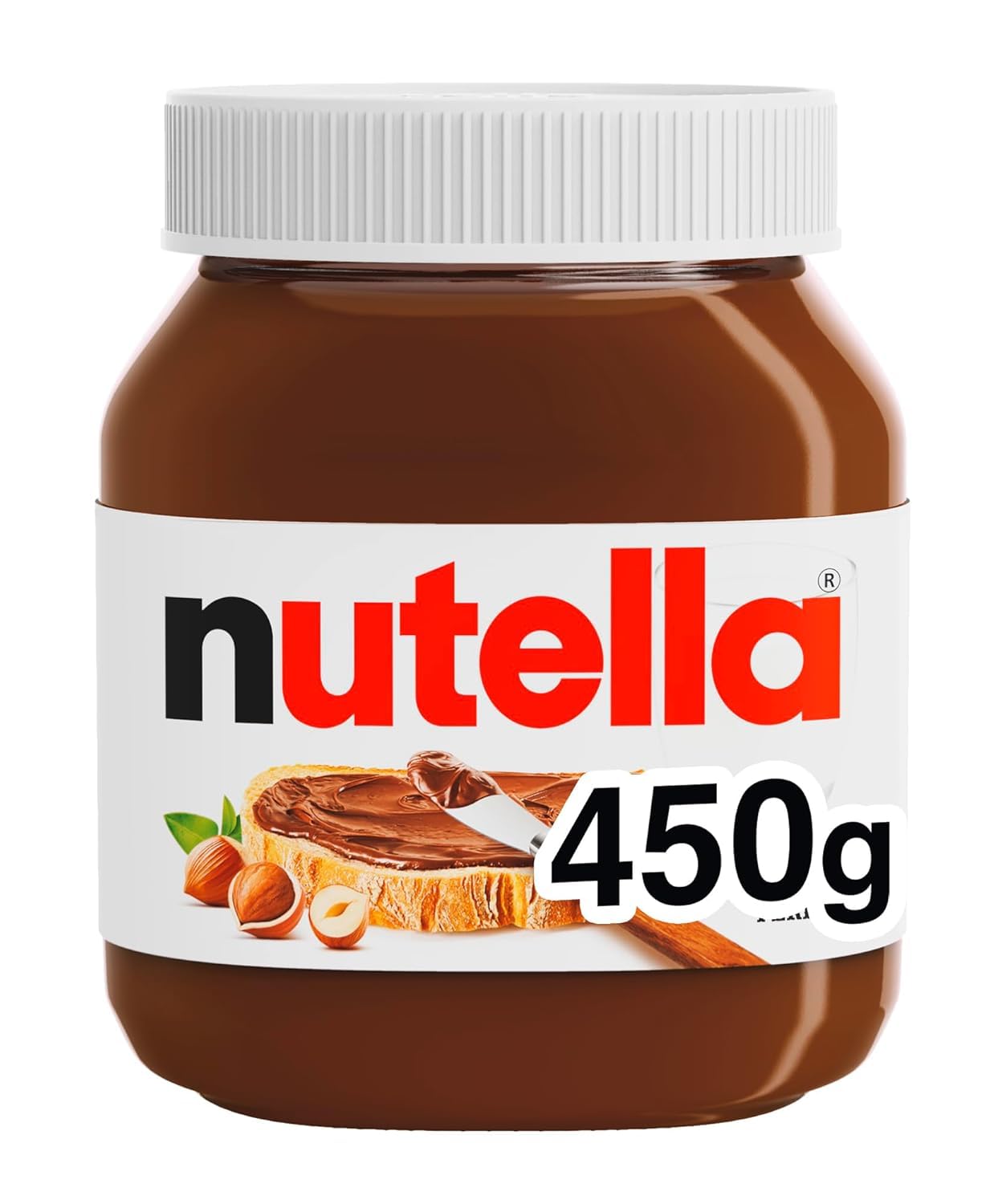nutella - Nuss-Nougat-Creme, 1 Glas mit 750g, leckere Haselnuss-Schoko-Creme als Aufstrich oder für Rezepte