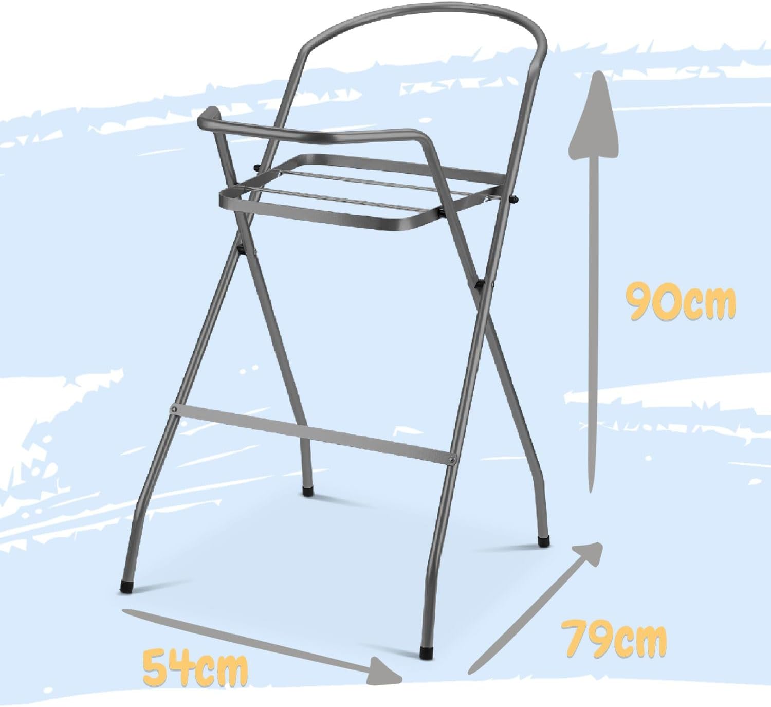 Baby Badewanne mit Gestell 4 Set TÜV Rheinland zertifiziert! Babybadewannen + Baby Badewannensitz +Abfluss + Gestell - Babywanne mit Ständer! Baby Pflegeset für Neugeborene.