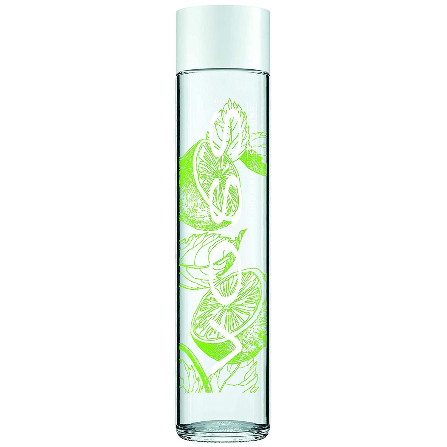 Voss Artesische Lime Mint Sparkling nach Honig Wasser (375 ml) Glas Flasche – 12 Pack