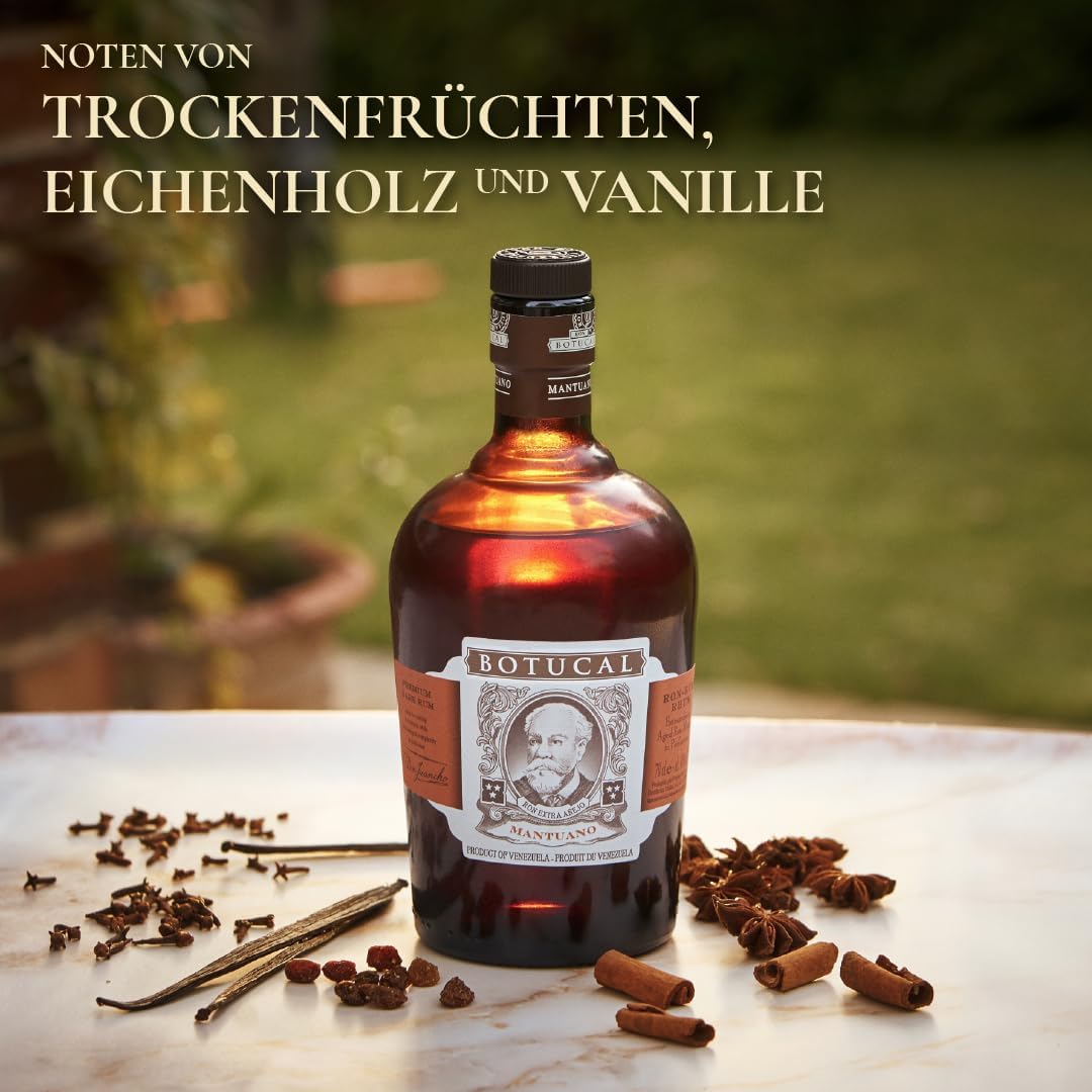 Botucal Reserva Exclusiva Rum - Geschenkempfehlung- Komplex und ausgewogen, mit einem langanhaltenden, verführerischen Abgang -0.7L/40% Vol.