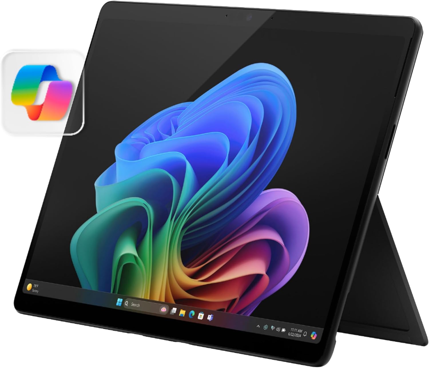 Microsoft Surface Pro 2-in-1 Laptop/Tablet (2024), Windows 11 Copilot+ PC, 13" Touchscreen Display, Snapdragon X Plus (10 Core), 16GB RAM, 512GB Storage, Sapphire