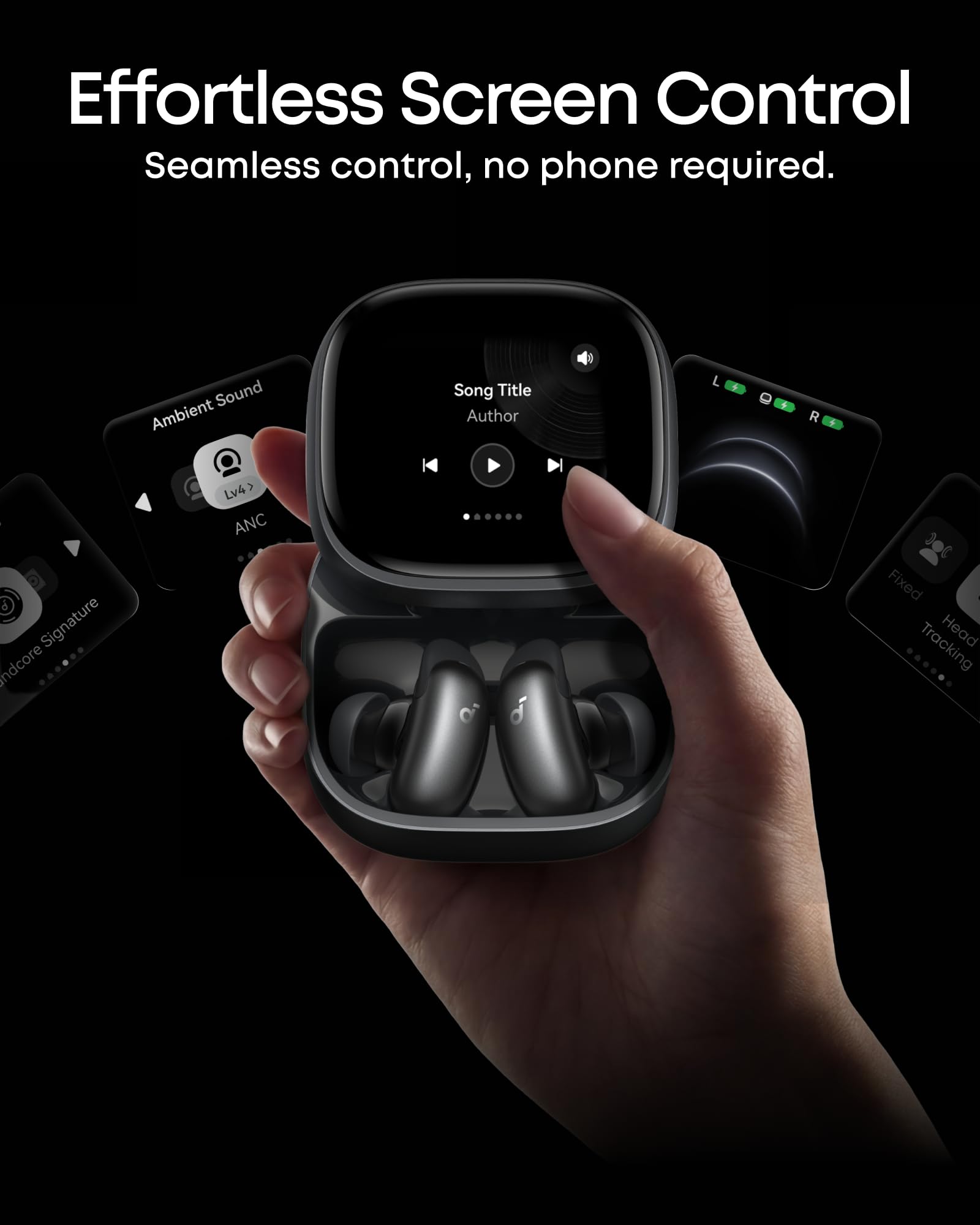 Soundcore Liberty 5 Pro,Guinness World Records-Certified Call Quality,Anker Thus™ AI Chip,Active Noise Cancelling Wireless Earbuds,Crystal-Clear Calls for Commute,Noisy Environments