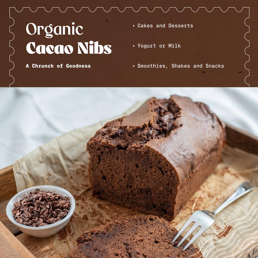 NaturaleBio Kakao Pulver Bio 1kg. Organic Cacao Pulver, Roh & Ungesüßt, Ideal für Getränke, Smoothies & Backen, Reich an Magnesium & Phosphor, Geprüft auf Schwermetalle