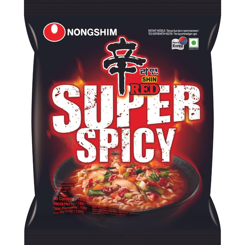Nongshim - Instant Nudeln Shin Ramyun - Multipack (20 X 120 GR) - Produktdesign kann abweichen