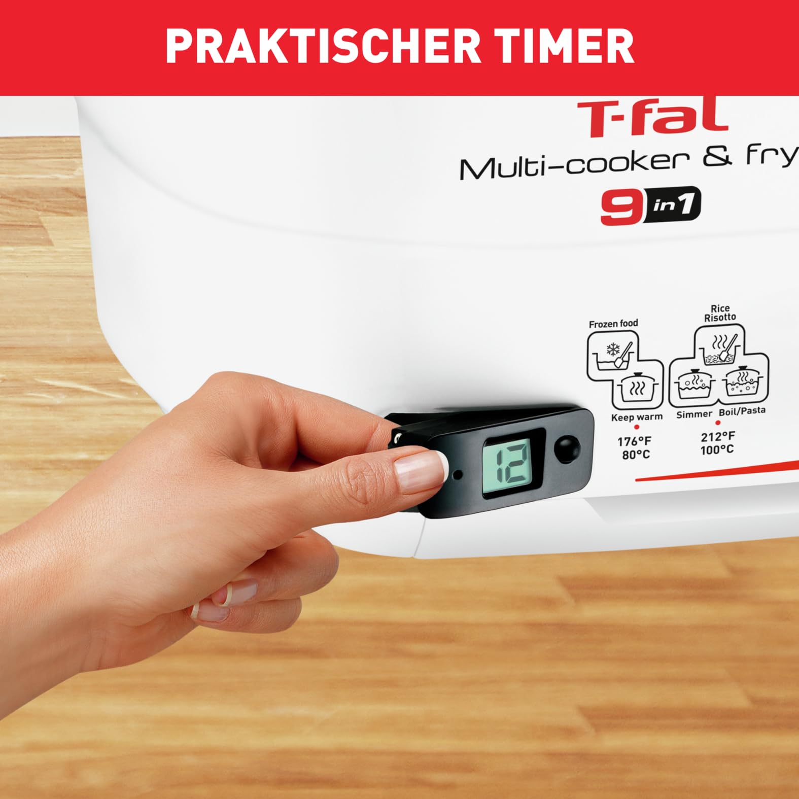 Tefal Oleoclean Pro Fritteuse 3,5L für knusprige Pommes, 2300W Edelstahl Friteuse mit Öl-Filterung, Herausnehmbarer Ölbehälter 1,2kg, Timer & Thermostat, Spülmaschinenfest, Schwarz/Edelstahl