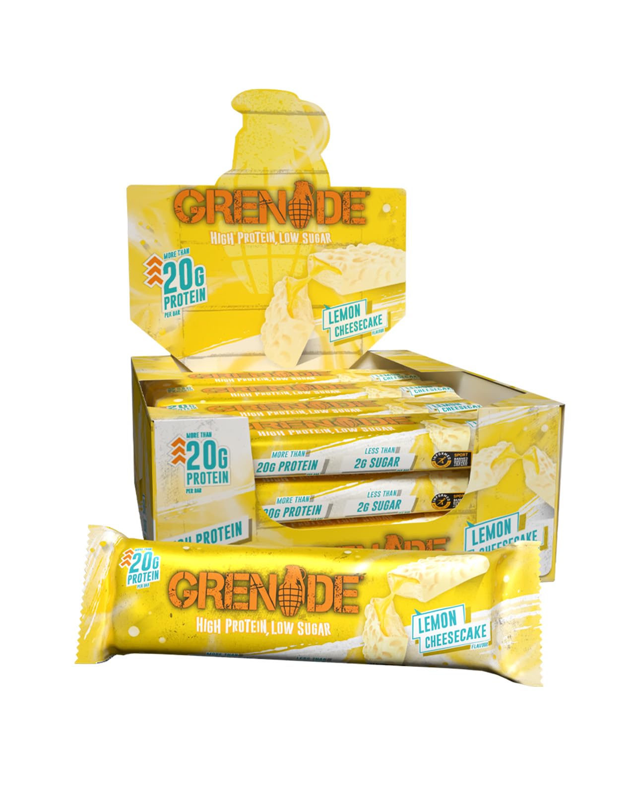 Grenade Proteinriegel, OREO White – Proteinreich & Zuckerarm, 12 x 60 g