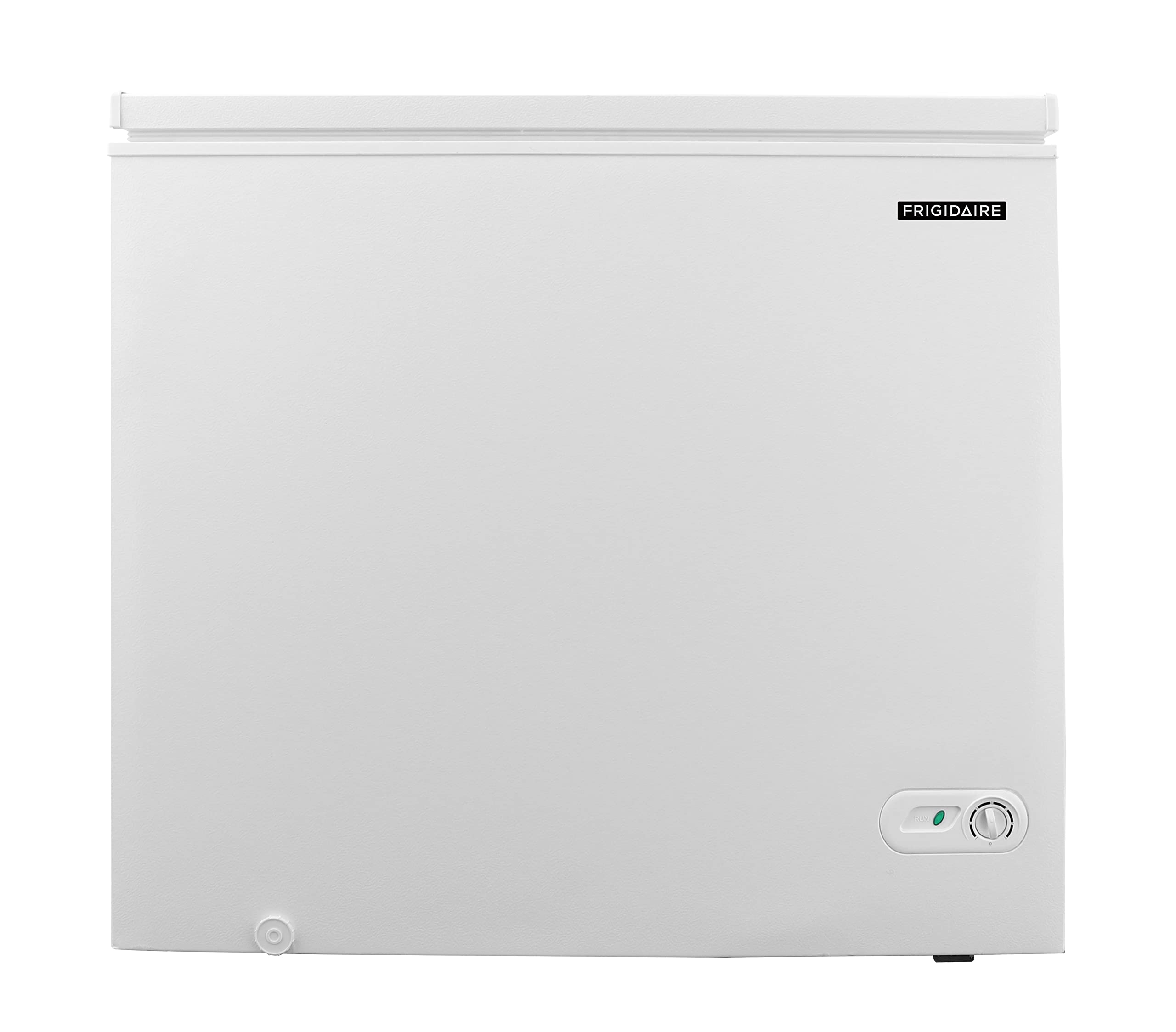 FRIGIDAIRE EFRF7003-BLACK Chest Deep Freezer, 7 Cu. Ft, Black Adjustable Thermostat-Removable Vinyl Coated Wire Basket-Easy Defrost Drain