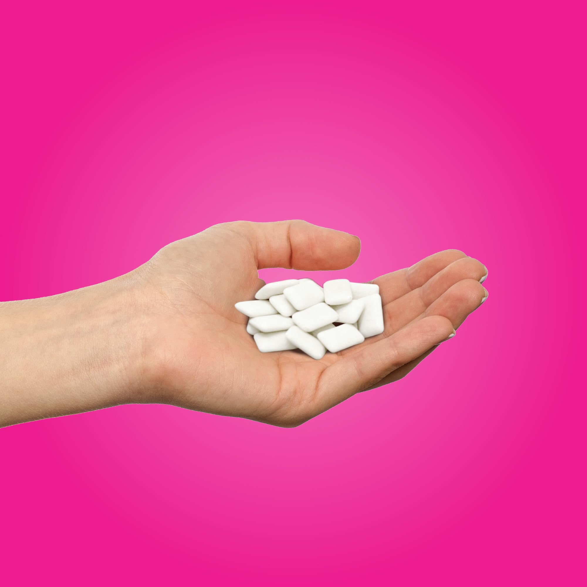 PUR Gum | Zuckerfreier Kaugummi | Mit Xylit | Vegan, Aspartamfrei & Glutenfrei | Natürlicher Kaugummi Mit Spearmint-Geschmack, 55 Stück (3er Pack)