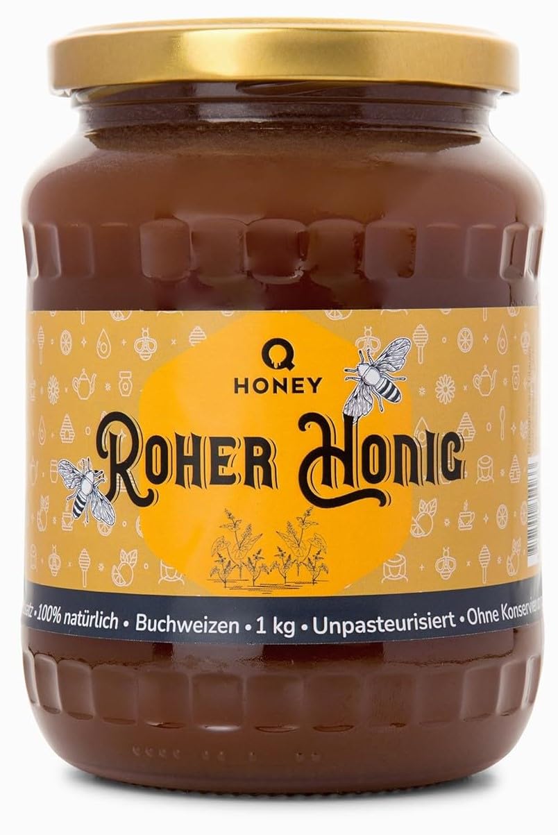 Q Honey – Wildblütenhonig vom Imker, NMR-geprüft, geprüfte Qualität & international anerkannt 2025, 1 kg