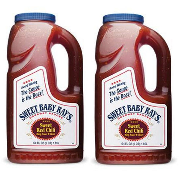 Sweet Baby Ray's Award Winning Sauce | Lemon Pepper Flavor | 64 oz Bottle | Kosher | Gluten Free | Made in the USA