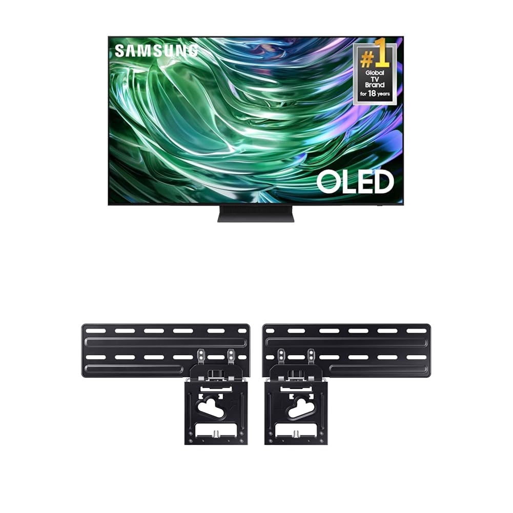 SAMSUNG 65-Inch Class OLED 4K S90D Series HDR+ Smart TV w/Dolby Atmos, Object Tracking Sound Lite, Motion Xcelerator, Real Depth Enhancer, 4K AI Upscaling, Alexa Built-in (QN65S90D, 2024 Model)