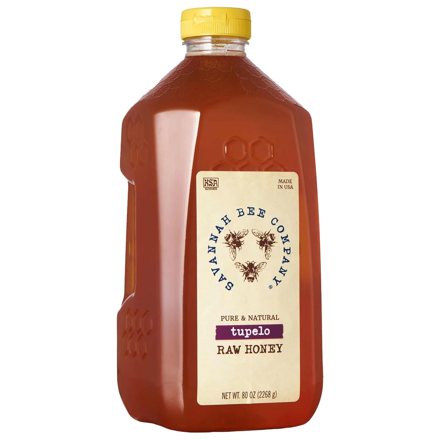 Savannah Bee Company Hot Honey Gluten Free and 100% Pure Honey Infused with Sweet Wildflower- Heat from Wildflower and Habanero Peppers 12 oz Squeeze Bottle