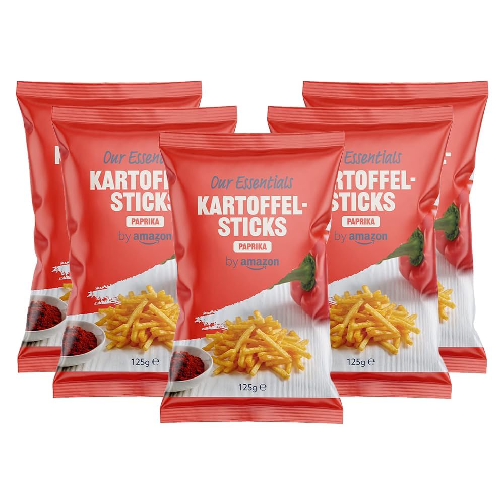 by Amazon Kartoffelsticks Paprika, 125g, 1er Pack