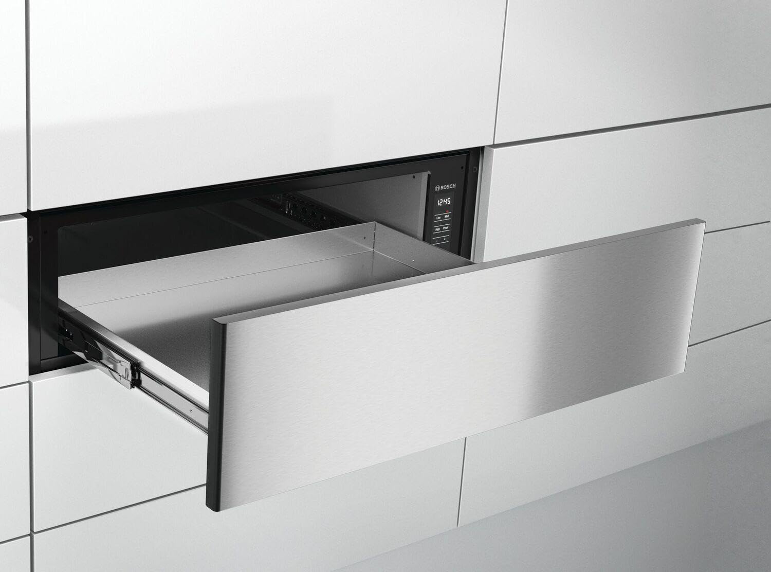 Bosch 500 Series 30 in. 2.2 cu. ft. Electric Warming Drawer in Stainless Steel HWD5051UC