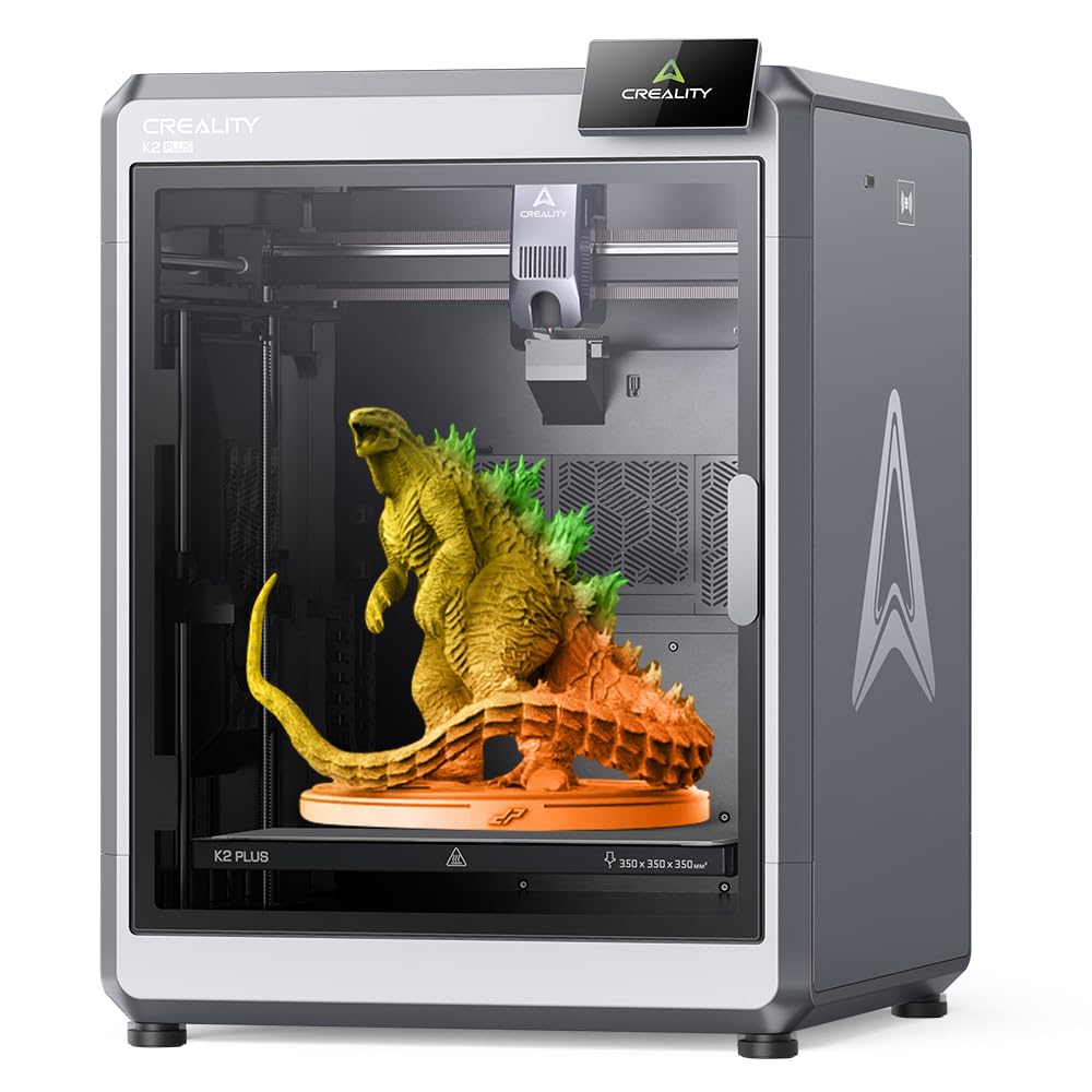 Creality Official K2 Combo(A) 3D Printer, Multi-Color Printing with CFS, 600mm/s High-Speed, AI Cameras, Full Auto-Leveling, Dual Z-Axis, 260x260x260mm Build Volume