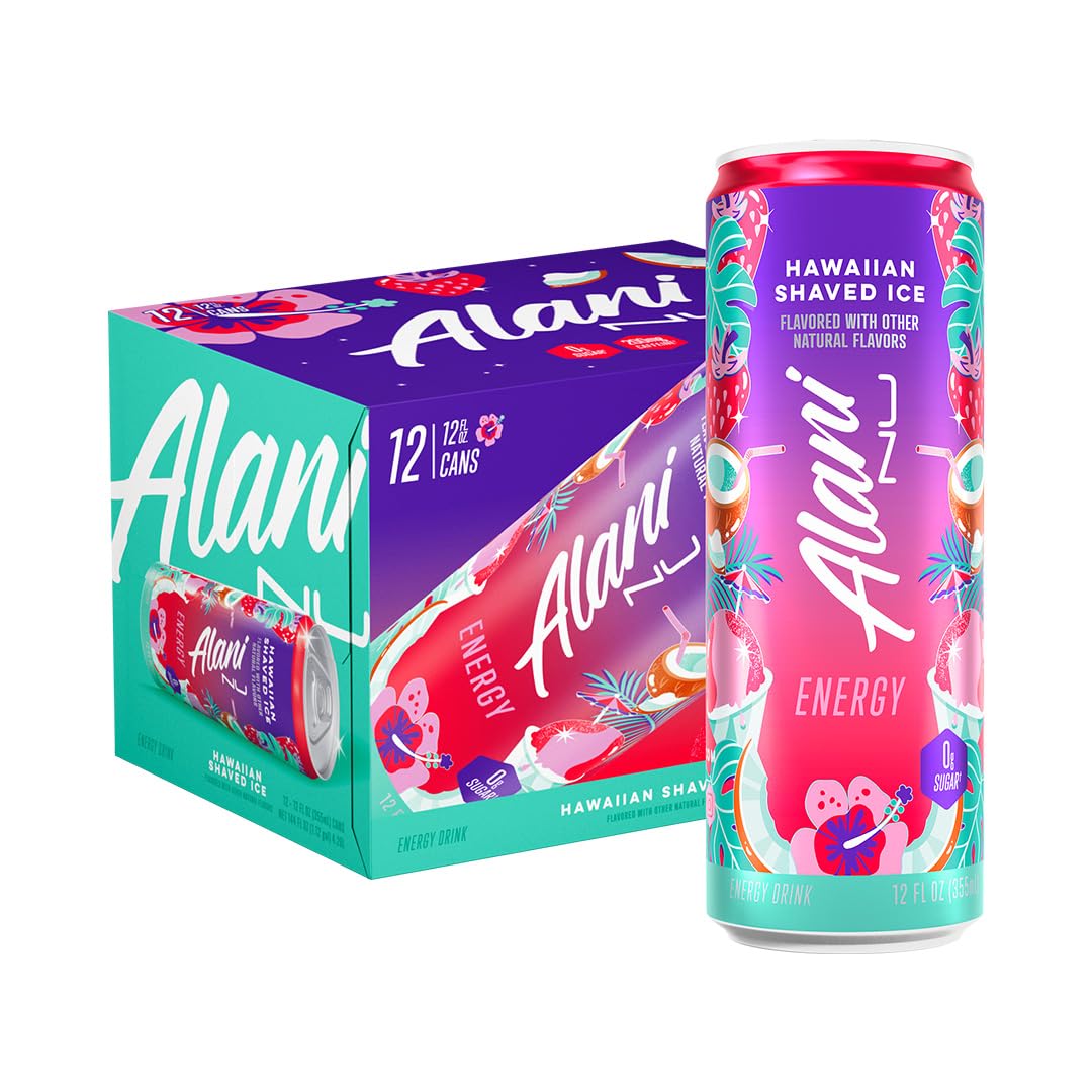 Alani Nu CHERRY TWIST Sugar Free, Low Calorie Energy Drinks, 200mg Caffeine, Biotin B Vitamins, Zero Sugar, 15 Calories, 12 Fl Oz Cans, 12 Pack0