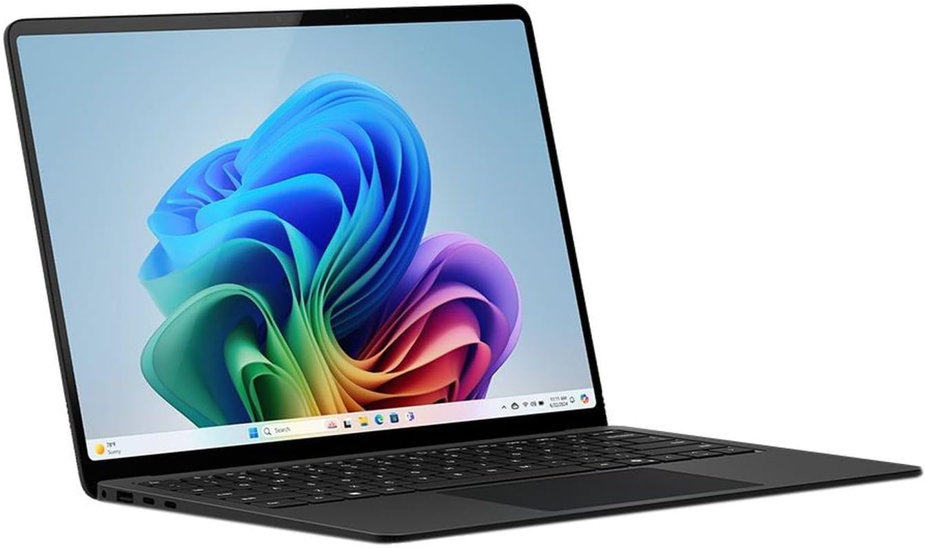 Microsoft Surface Laptop (2024), Windows 11 Copilot+ PC, 13.8" Touchscreen Display, Snapdragon X Elite (12 core), 16GB RAM, 1TB SSD Storage, Platinum