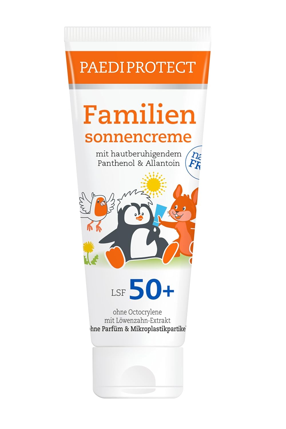 PAEDIPROTECT Familien Sonnencreme LSF 50+ 200 ml, korallenfreundlicher Sonnenschutz für Baby, Kinder und Erwachsene, ohne Parfüm und Mikroplastik, vegan