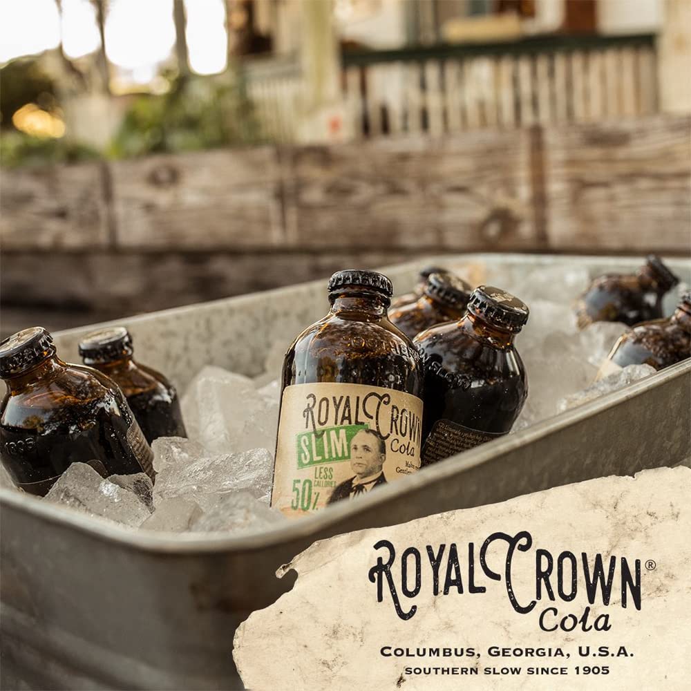 Royal Crown Cola Classic, mit echtem Rohrzucker (6 x 250ml) altes RC Cola Rezept von 1905