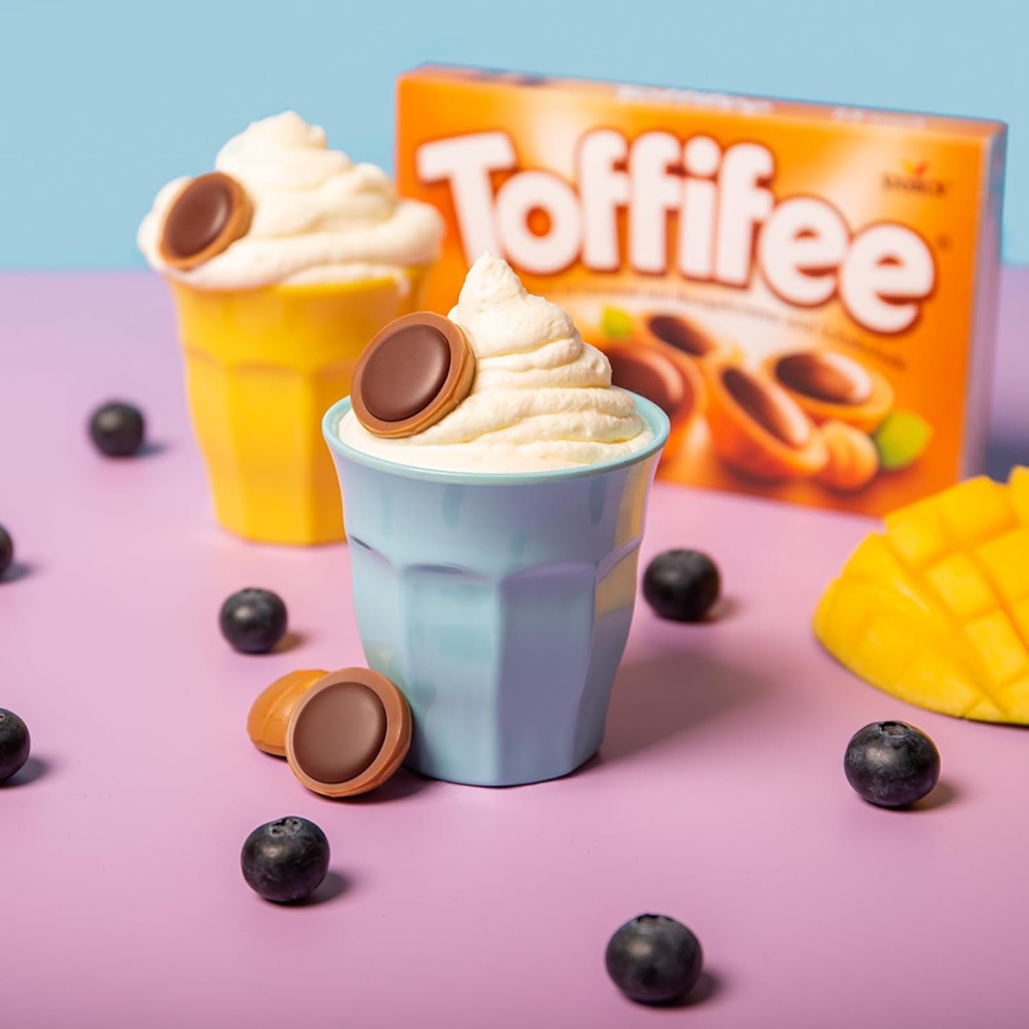 Toffifee White Chocolate – 1 x 125 g – Haselnuss in Karamell mit heller Creme und weißer Schokolade – ideal zum gemeinsamen Naschen und Teilen