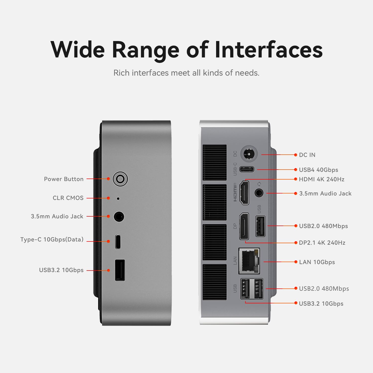 Beelink SER3 Mini PC, AMD Ryzen 3 3200U(14nm, 2C/4T) up to 3.5GHz, Mini Gaming Computer 16GB DDR4 RAM 500GB PCIE3.0 X4 SSD, Micro PC 4K@60Hz Dual Display, Mini Computer WiFi6/BT5.2/HTPC/W-11 Pro