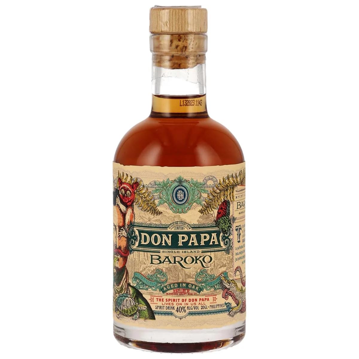 Don Papa Masskara | Rumbasis mit exotischen, philippinischen Früchten und Honig verfeinert | 700ML