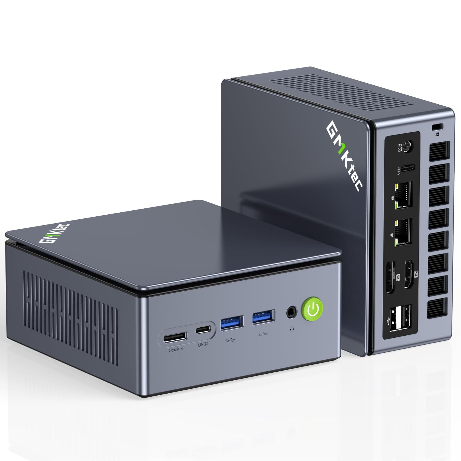GMKtec Gaming Mini PC Ryzen 7640HS (Beats 6800H/6800U) 16GB DDR5 512GB NVMe SSD Dual NIC LAN 2.5GbE /WiFi 6E BT5.2 /USB4 Desktop Computers Office Home M6 Ultra