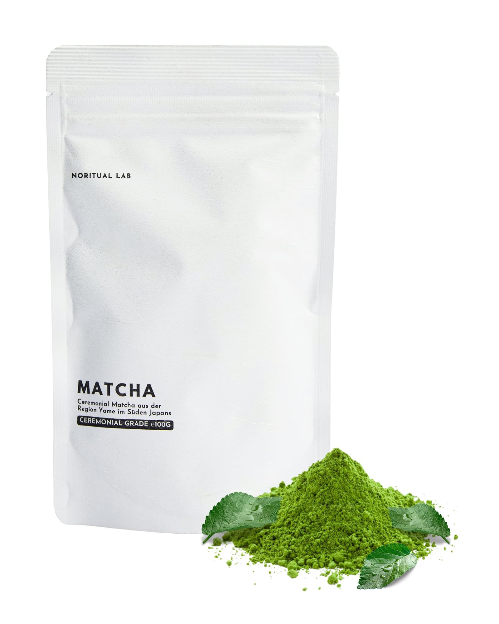 Ceremonial Matcha - Reines Matcha Pulver aus Japan - Ceremonial Grade - Original Matcha Grüntee - Erste Ernte - 100% Natürlich und Laborgeprüft