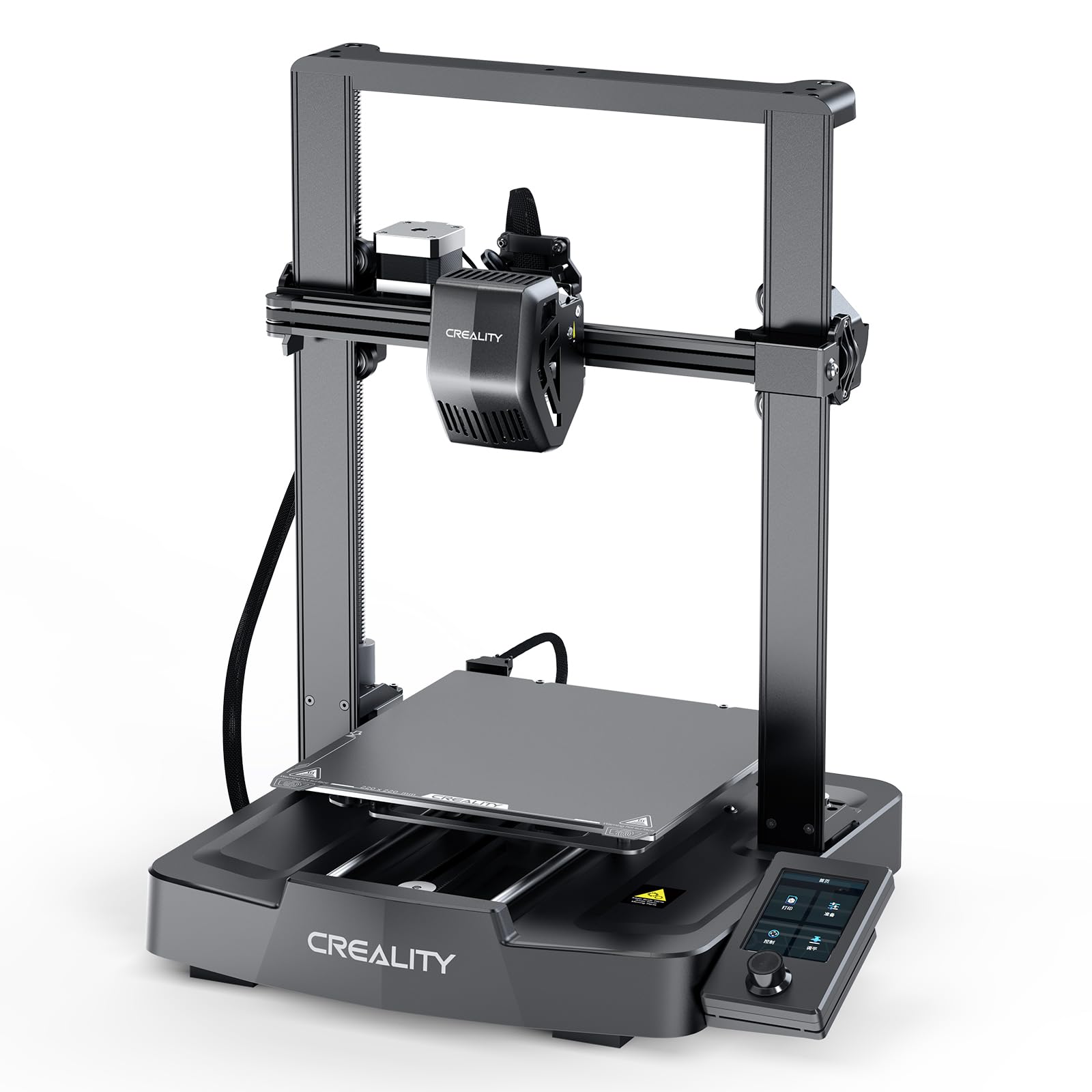 Creality Ender-3 V3 KE 3D Printer, 500 mm/s High-Speed Printing with Auto-Leveling, Sprite Direct Extruder Supports 300℃ Printing, Ultra-Smooth and Stable, 220×220×250 mm Print Volume